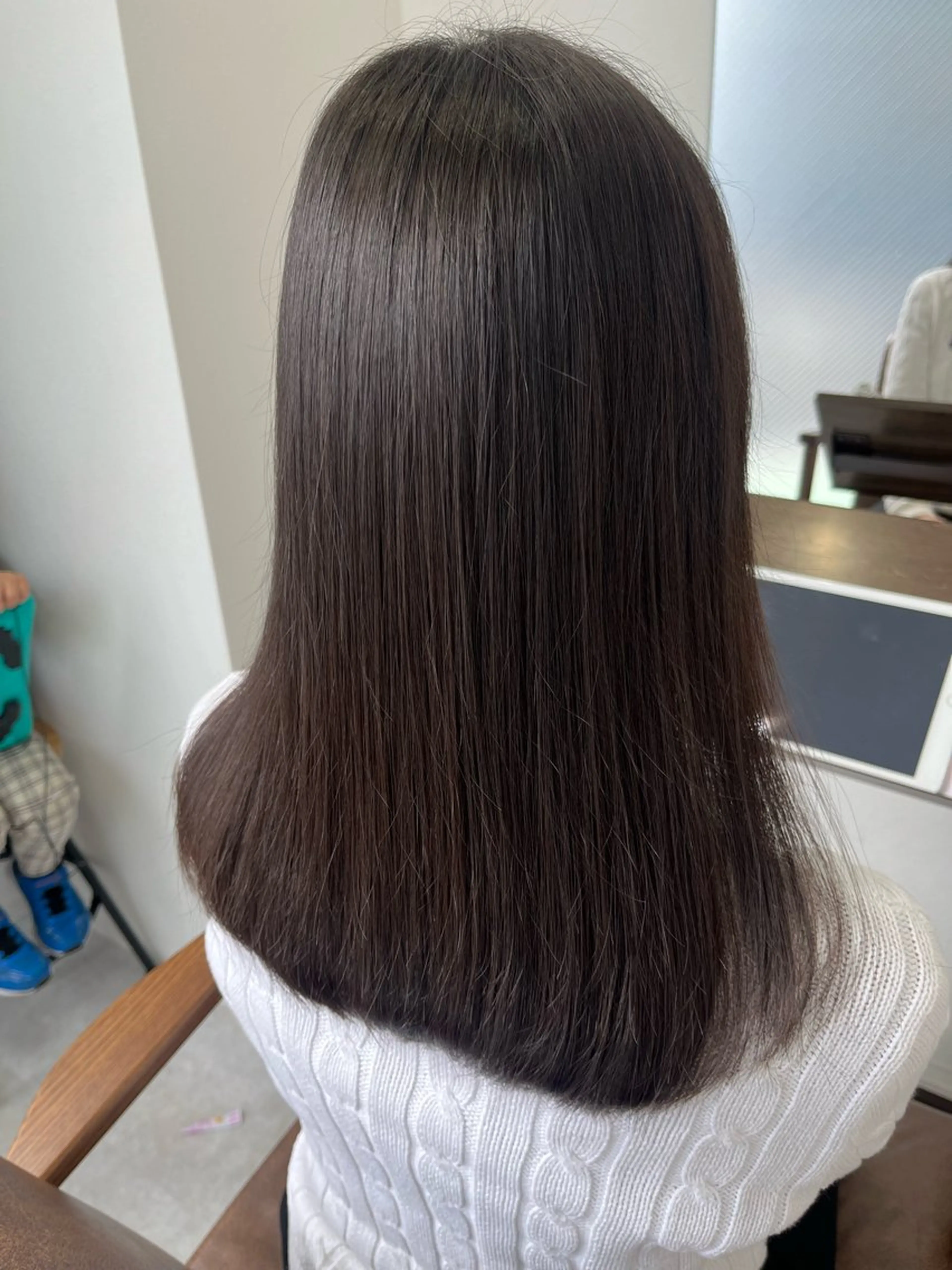 セミロング カラー ブラウンカラー ナチュラルブラウン 暖色＊ベージュ ＊くらたあやかのヘアスタイル