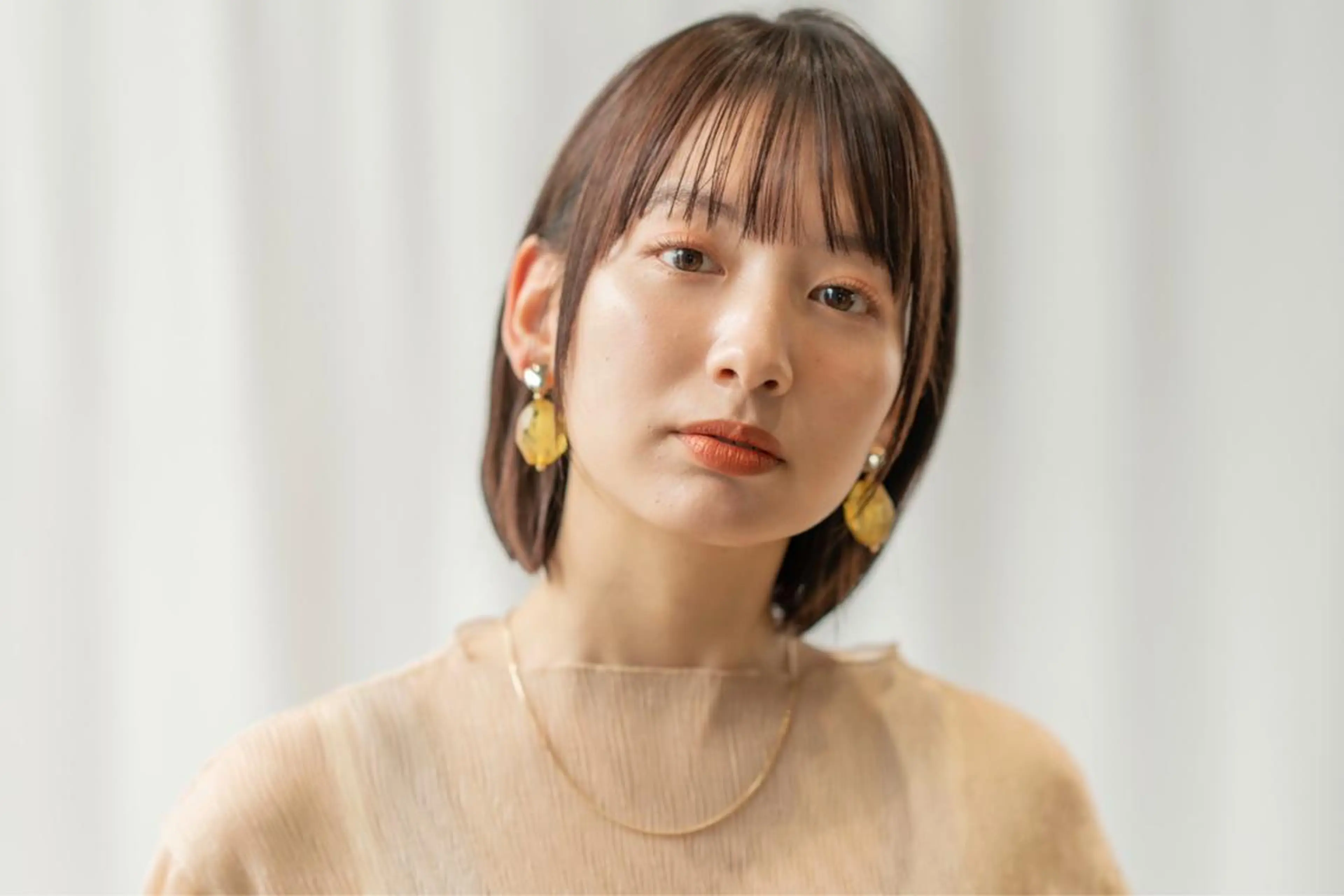 ショート カラー アッシュ ミルクティーアッシュ ボブ RAF TOKYO所属・10月限定モニター 髪質改善美髪矯正のヘアスタイル