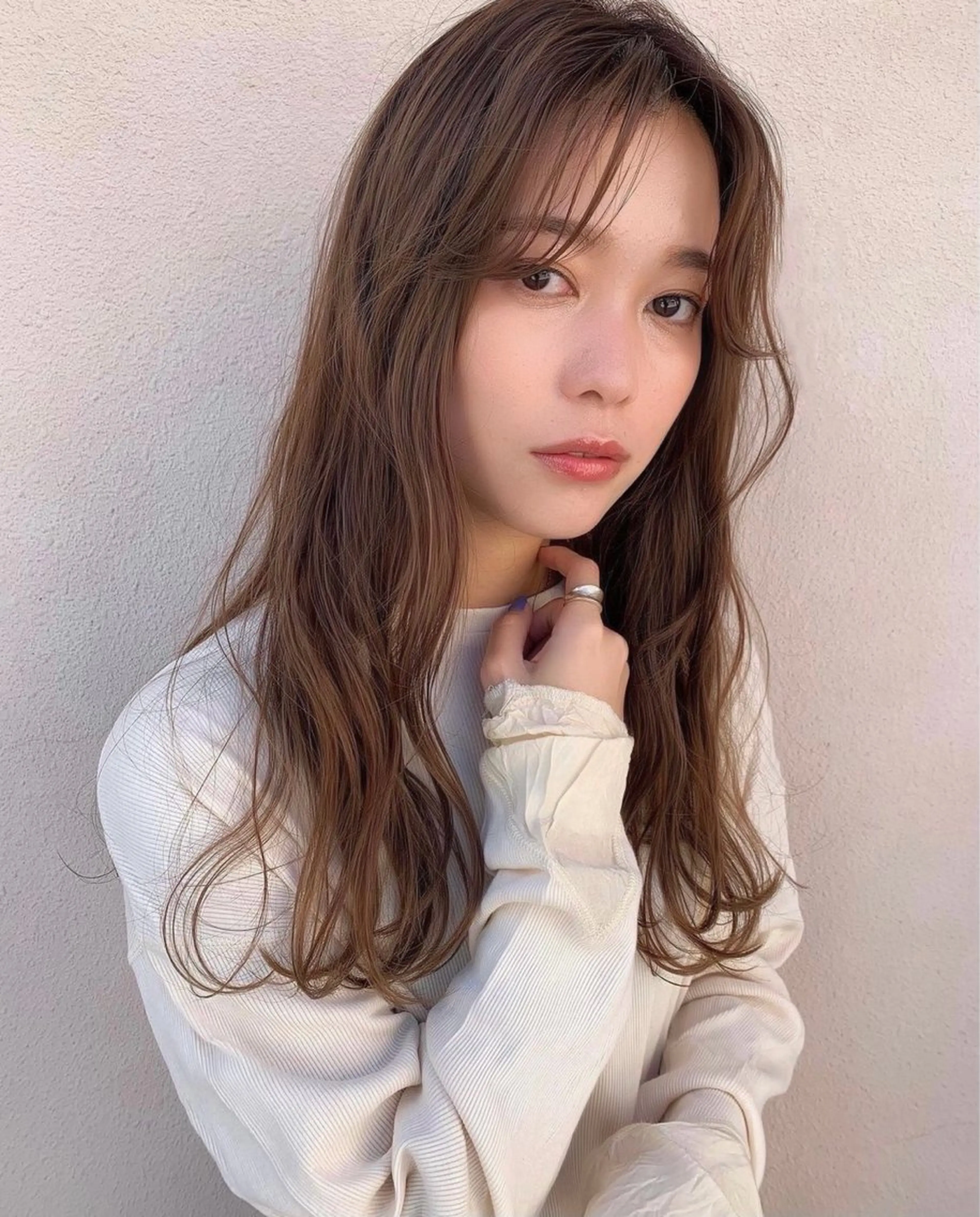 セミロング カラー 🍀髪質改善🍀 SORA  麻布十番のヘアスタイル