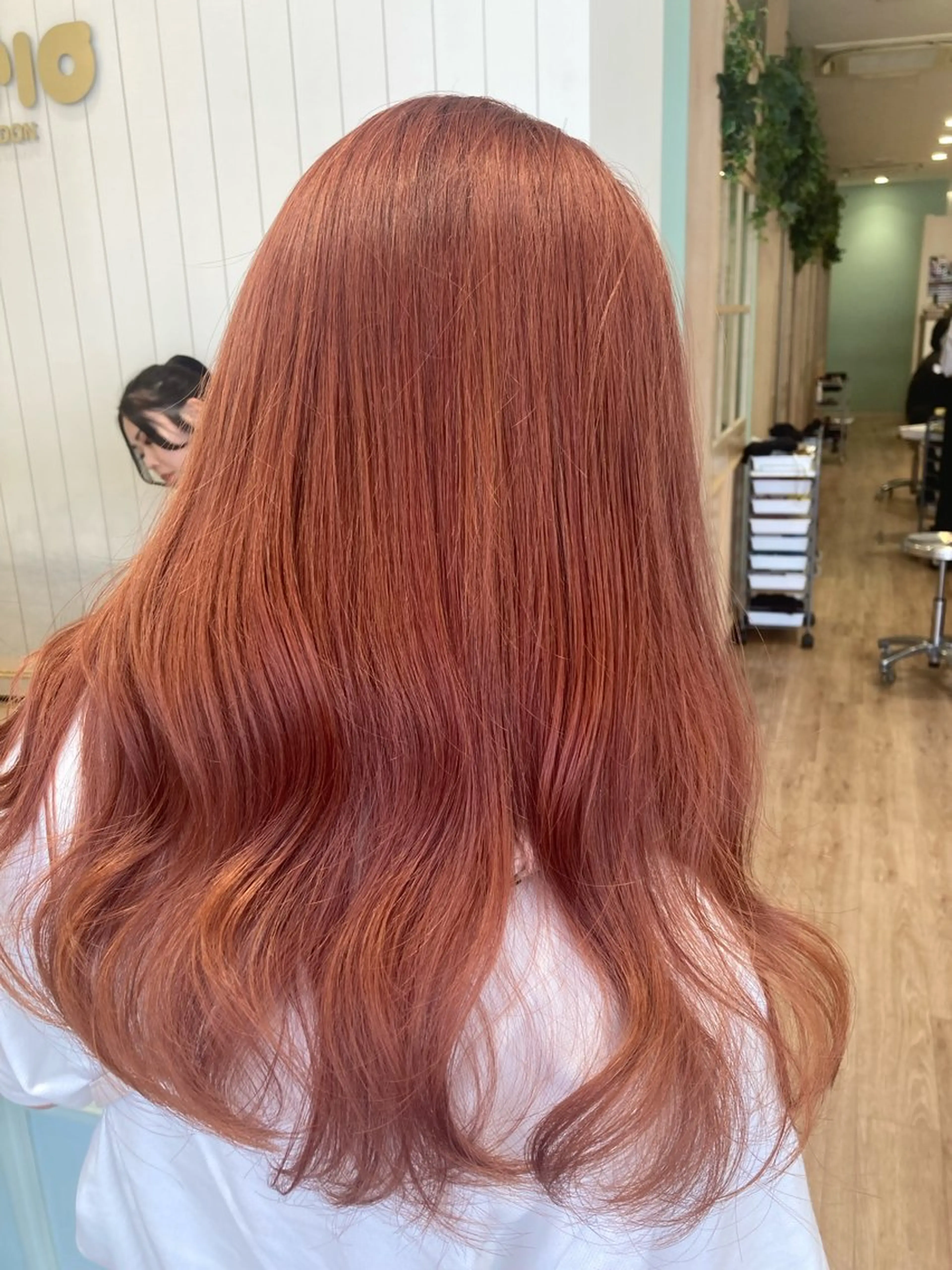 セミロング カラー ピンクカラー ヘアカラー むらたみずき /大宮ブリーチカラーのヘアスタイル