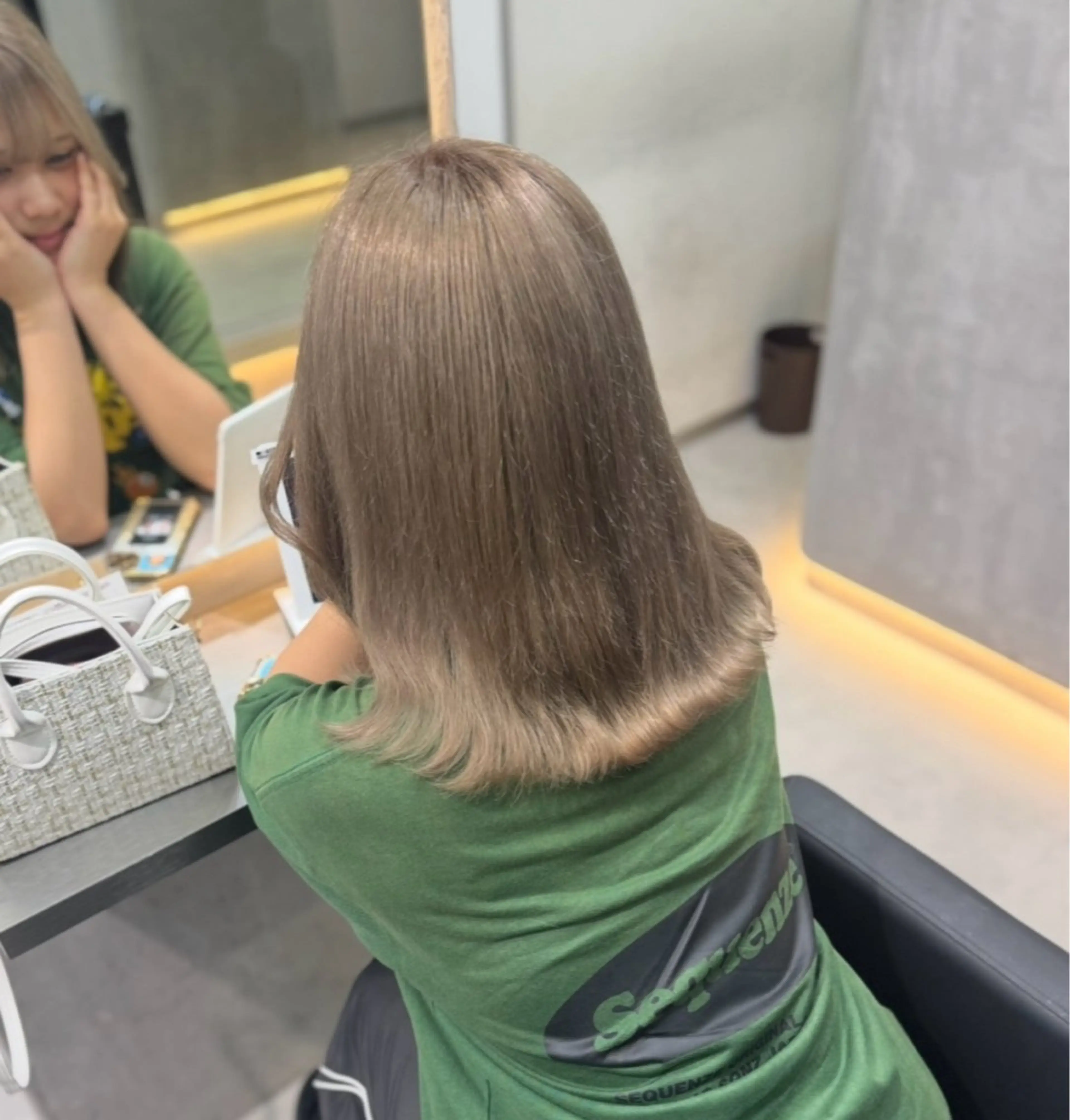 ミディアム ヘアカラー ゆめか /Lapis福岡今泉のヘアスタイル