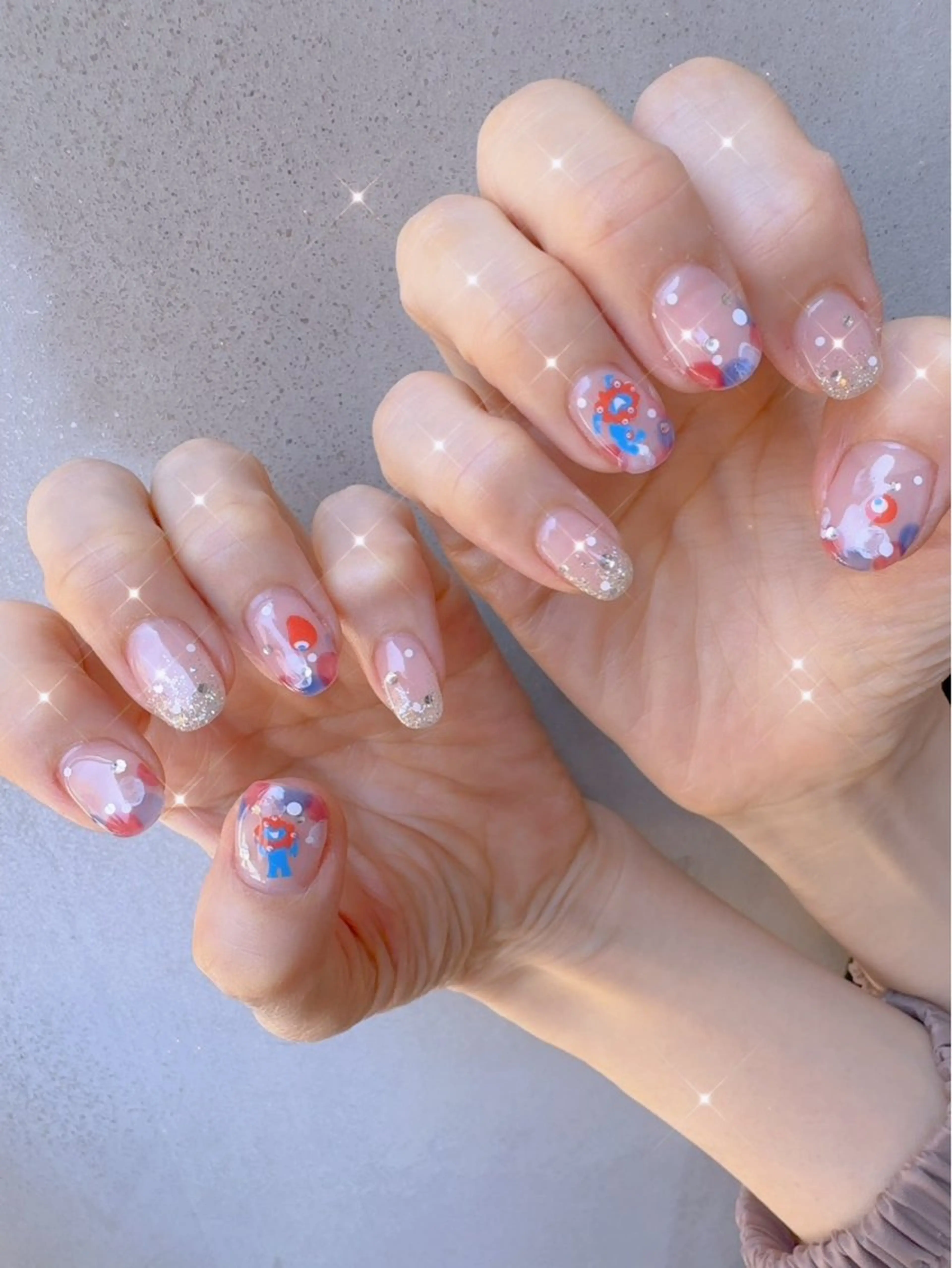 ミディアム Amonail♡ RINAのネイルデザイン