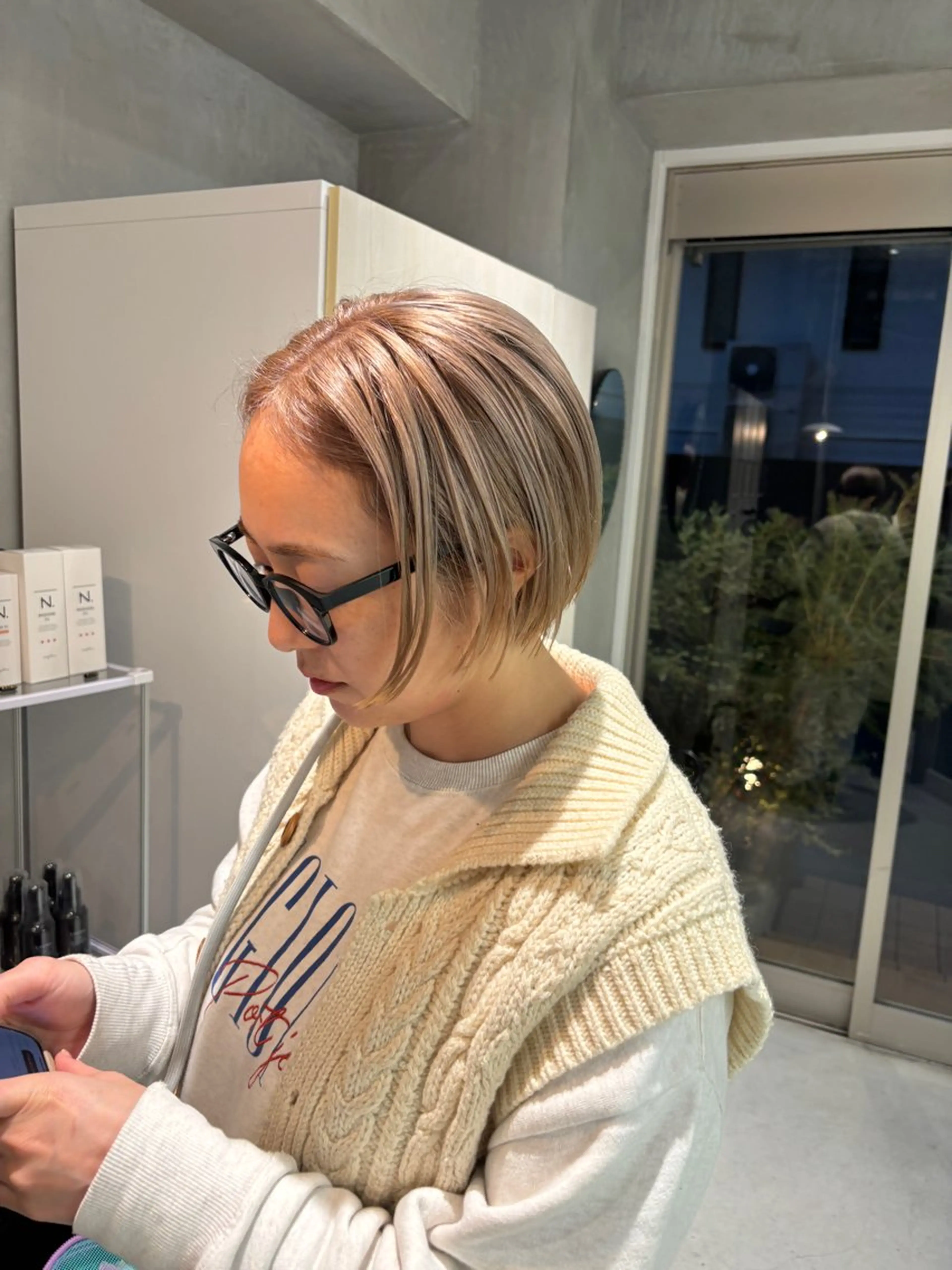 ショート ヘアカラー まお♡レイヤーカット ×色っぽstyleのヘアスタイル