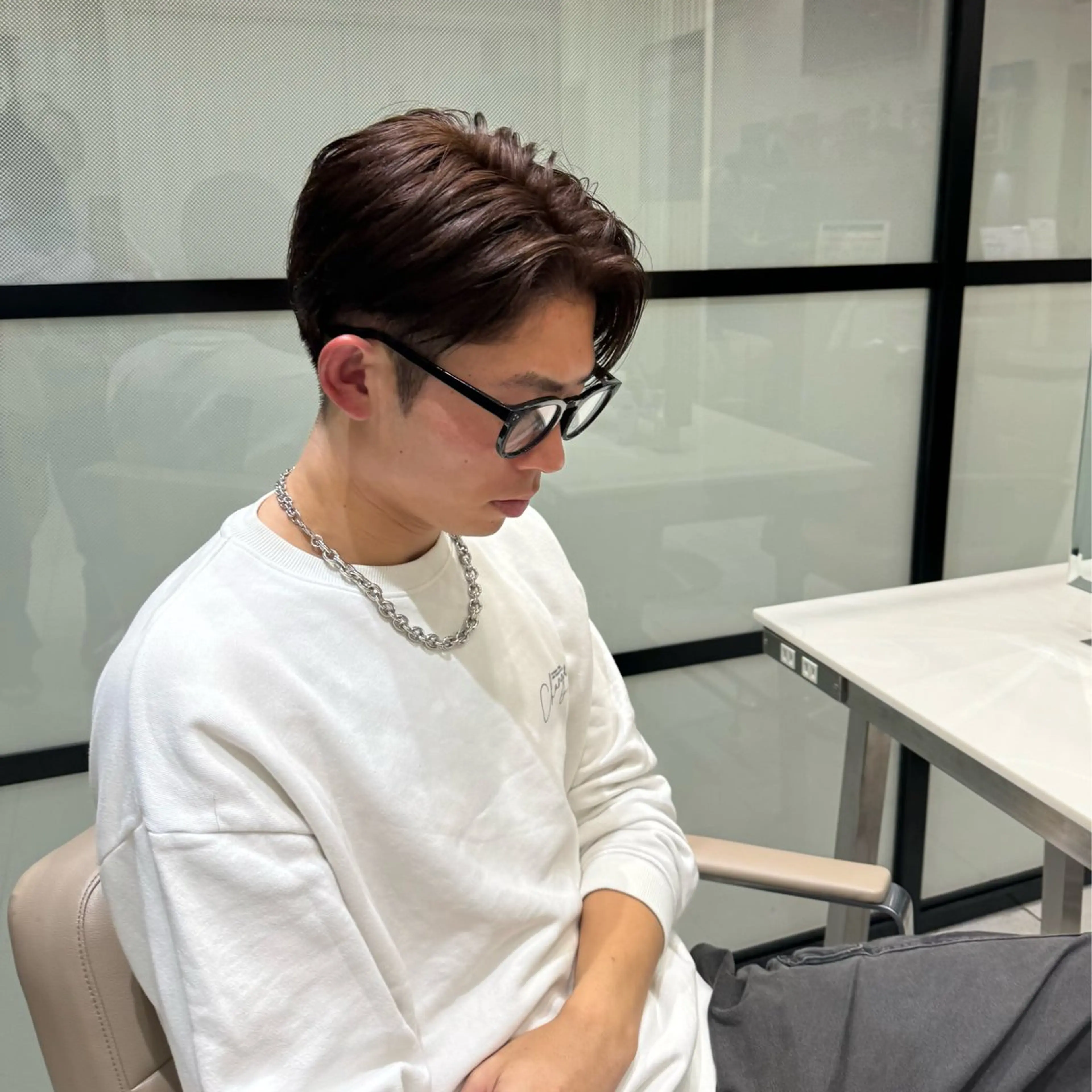 カラー メンズ メンズブリーチ ベージュカラー ブリーチ ダブルカラー ブリーチなしカラー ヘアカラー 透明感カラー🫧/ ゆうなのヘアスタイル