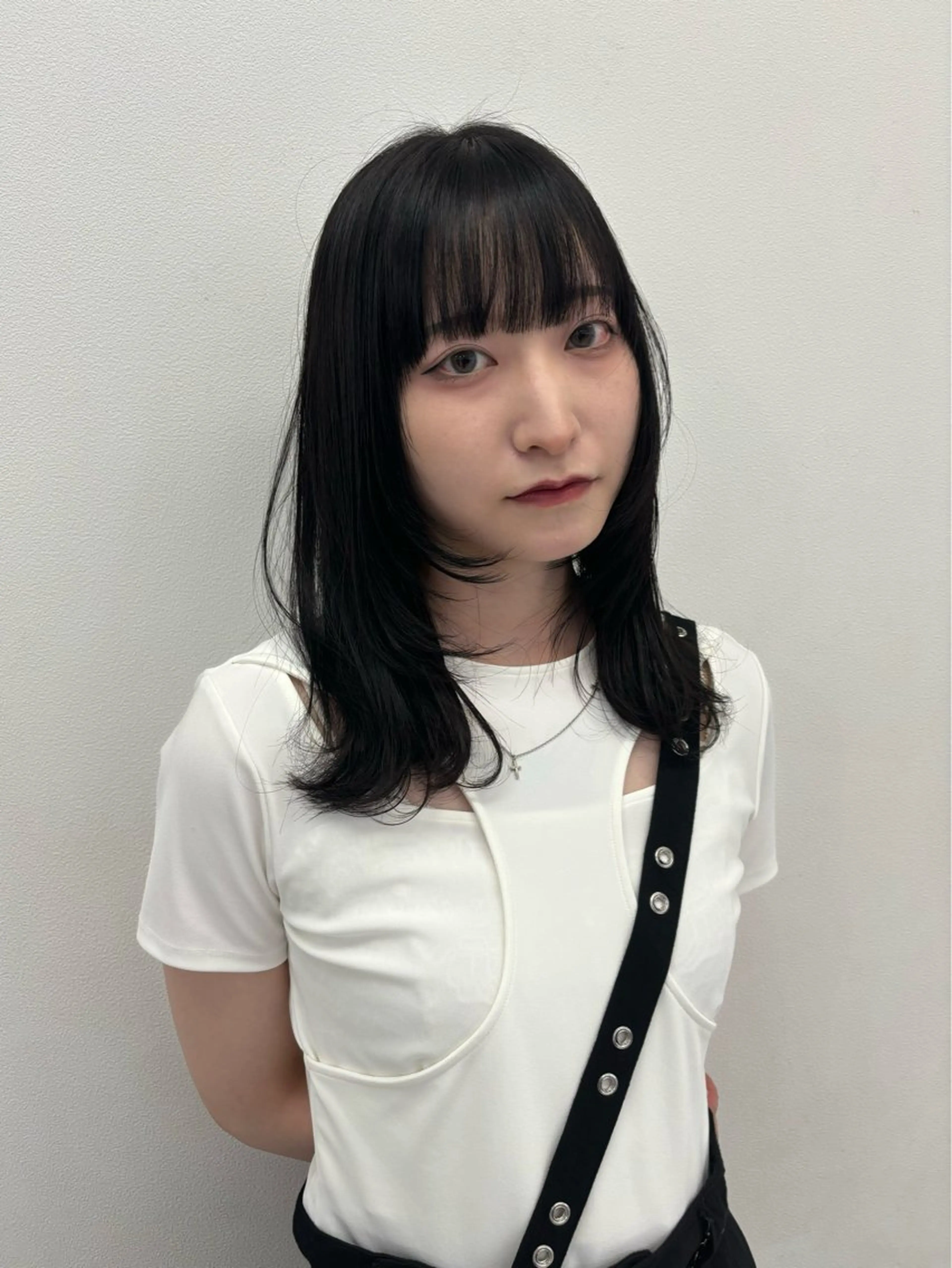 ミディアム カラー ケアカラー 顔周りカット 髪質改善 似合わせカット 薬院浄水通/ショート /ボブ/rukaのヘアスタイル