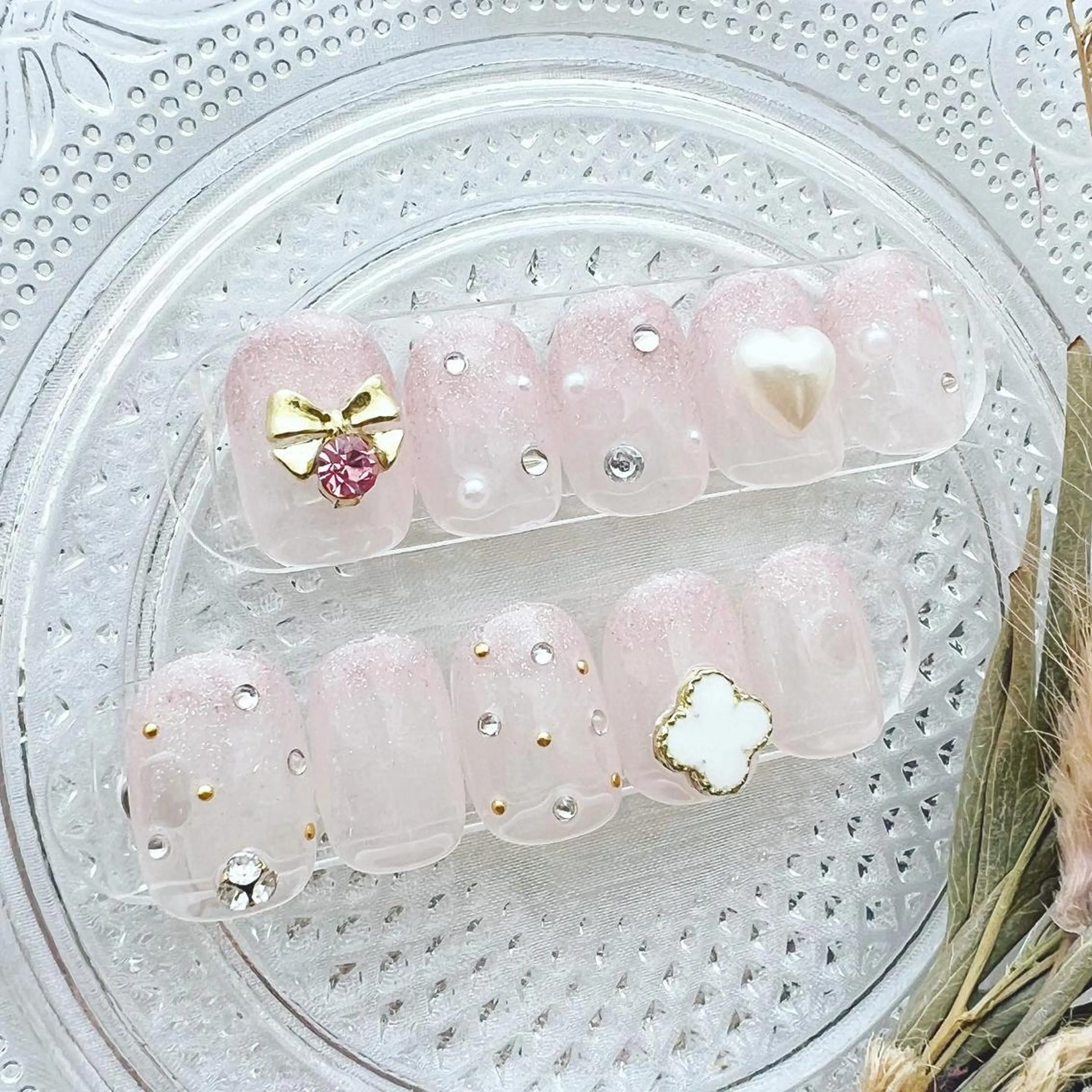 ネイル ニュアンスネイル オフィスネイル ピンク peaberry nailのネイルデザイン