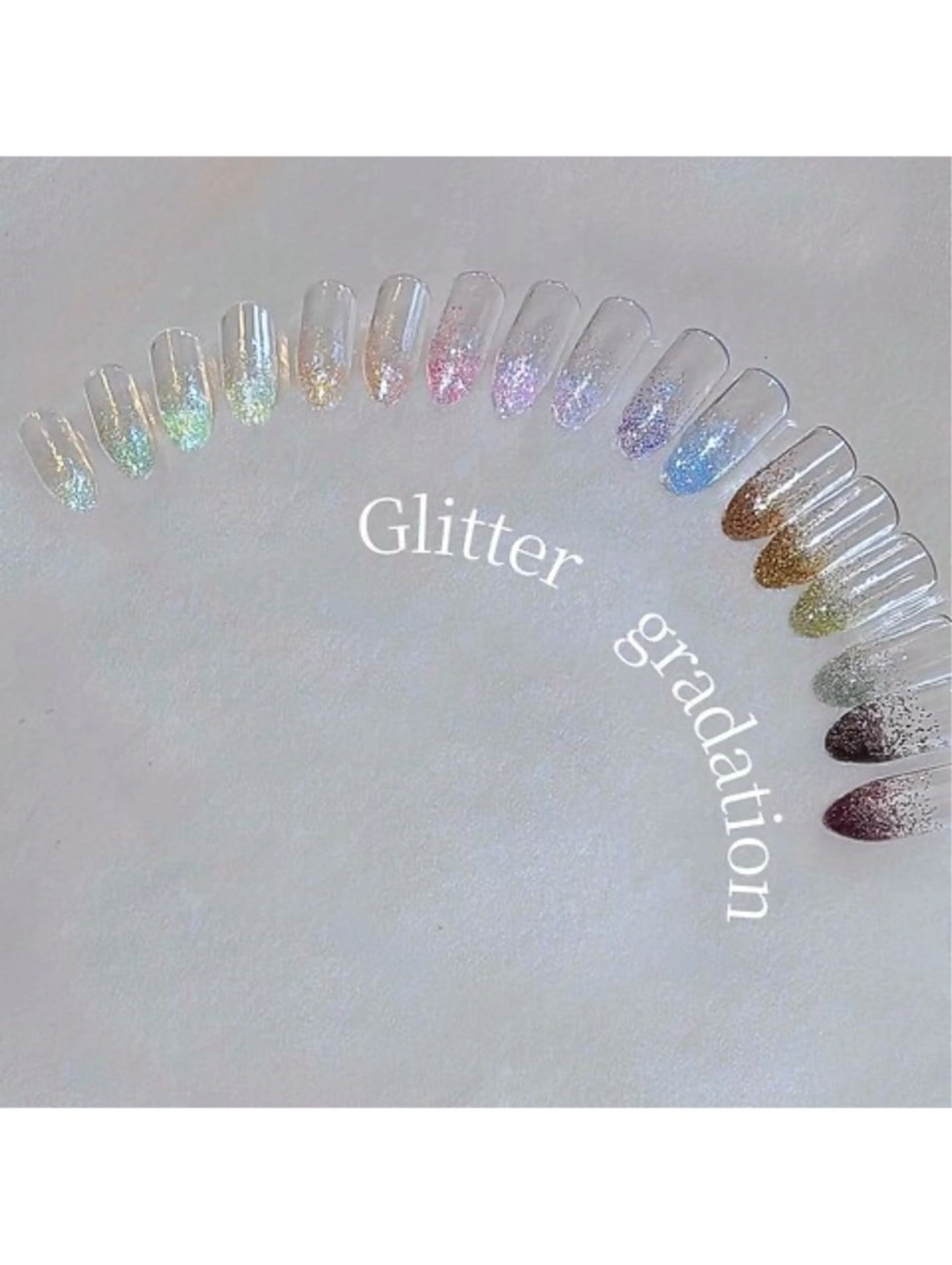 《オフなし》 ラメグラデーション✨️の写真