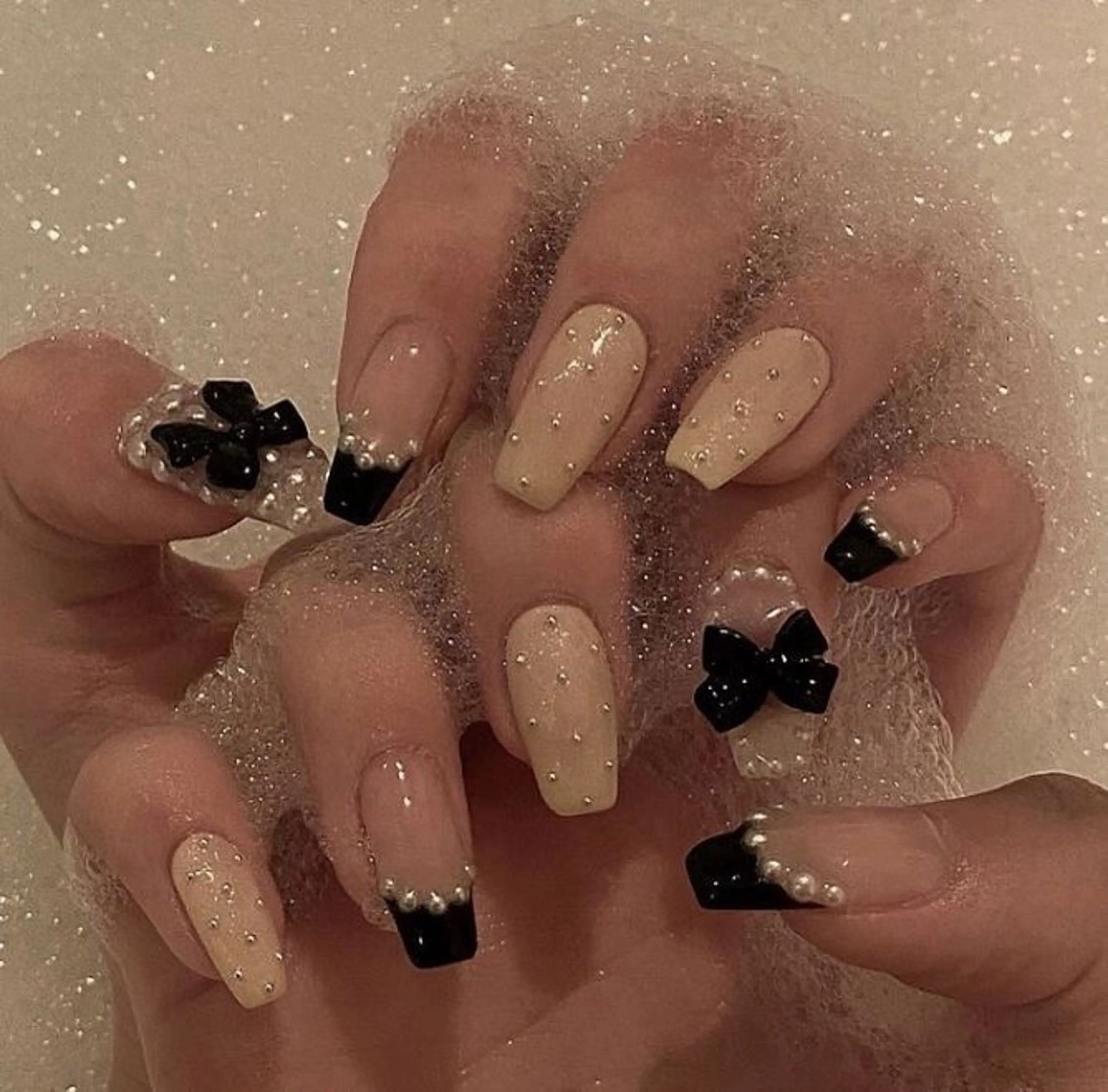 ネイル 持ち込み ネイルチップ ハンドネイル Taeyeon ANA.CHUOのネイルデザイン