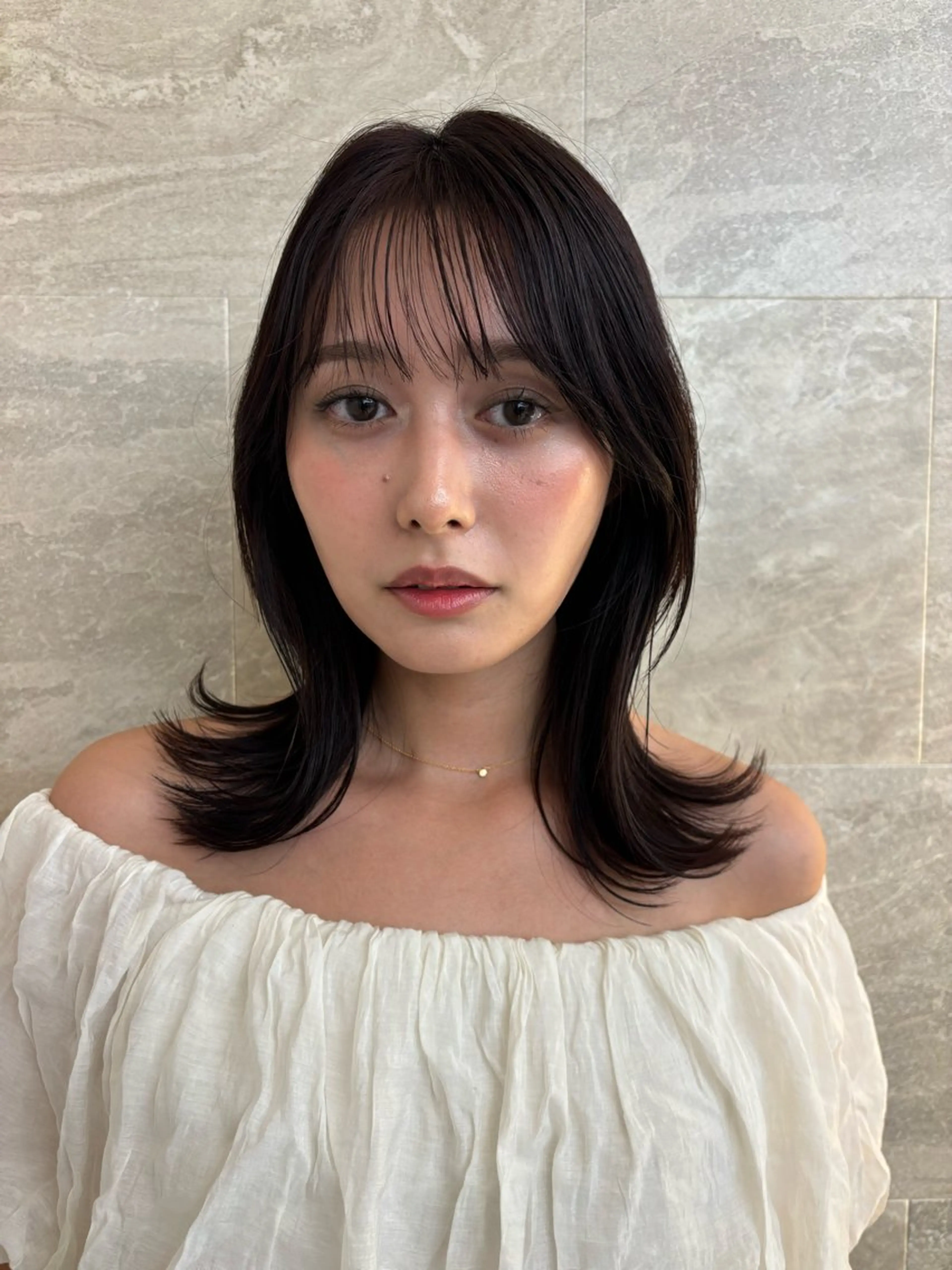 ミディアム 💖美髪矯正／透明感 カラー💖のぞみのヘアスタイル