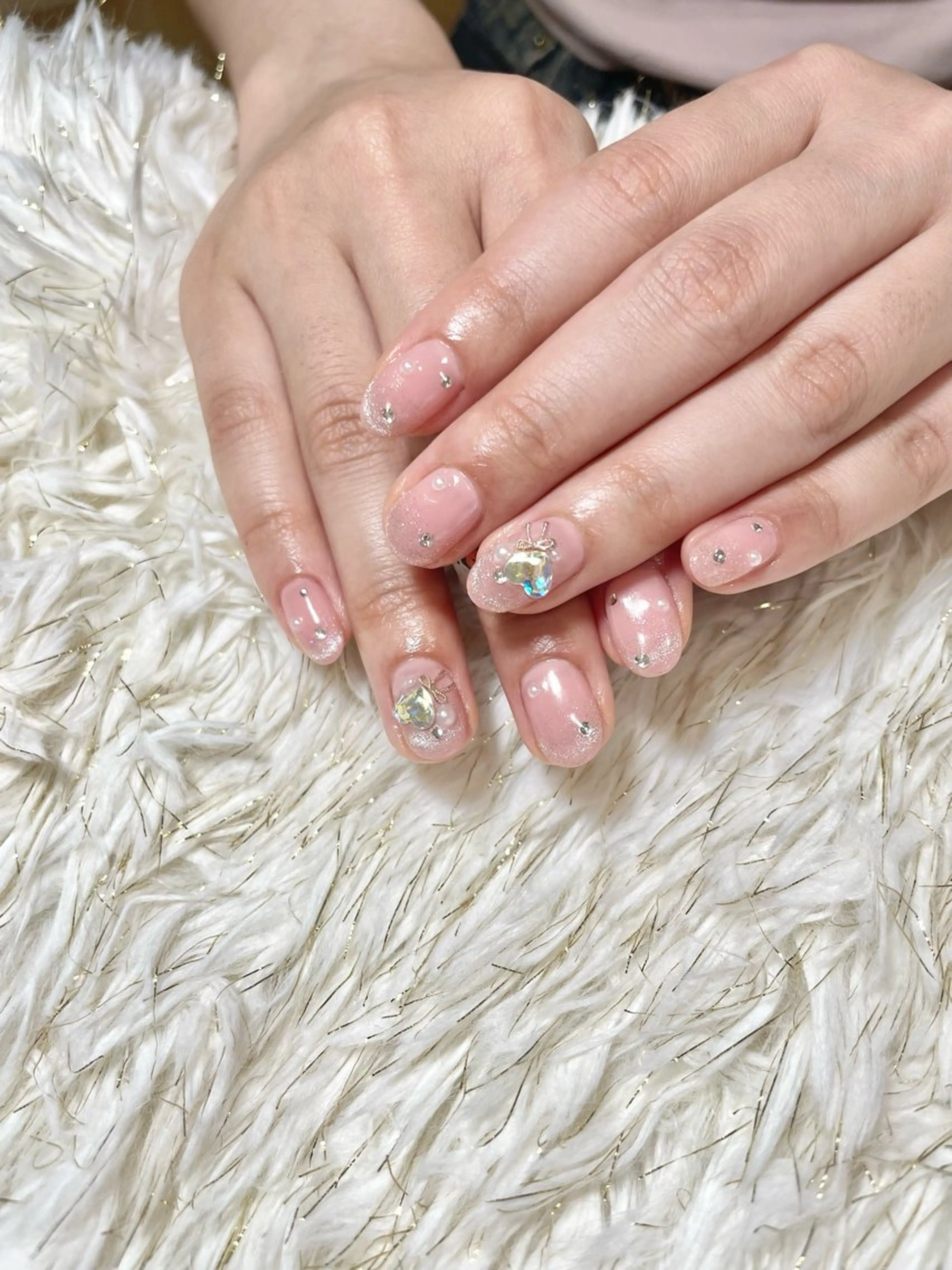 ネイル マグネットネイル ワンカラーネイル ハンドネイル nailsalon VENUSのネイルデザイン