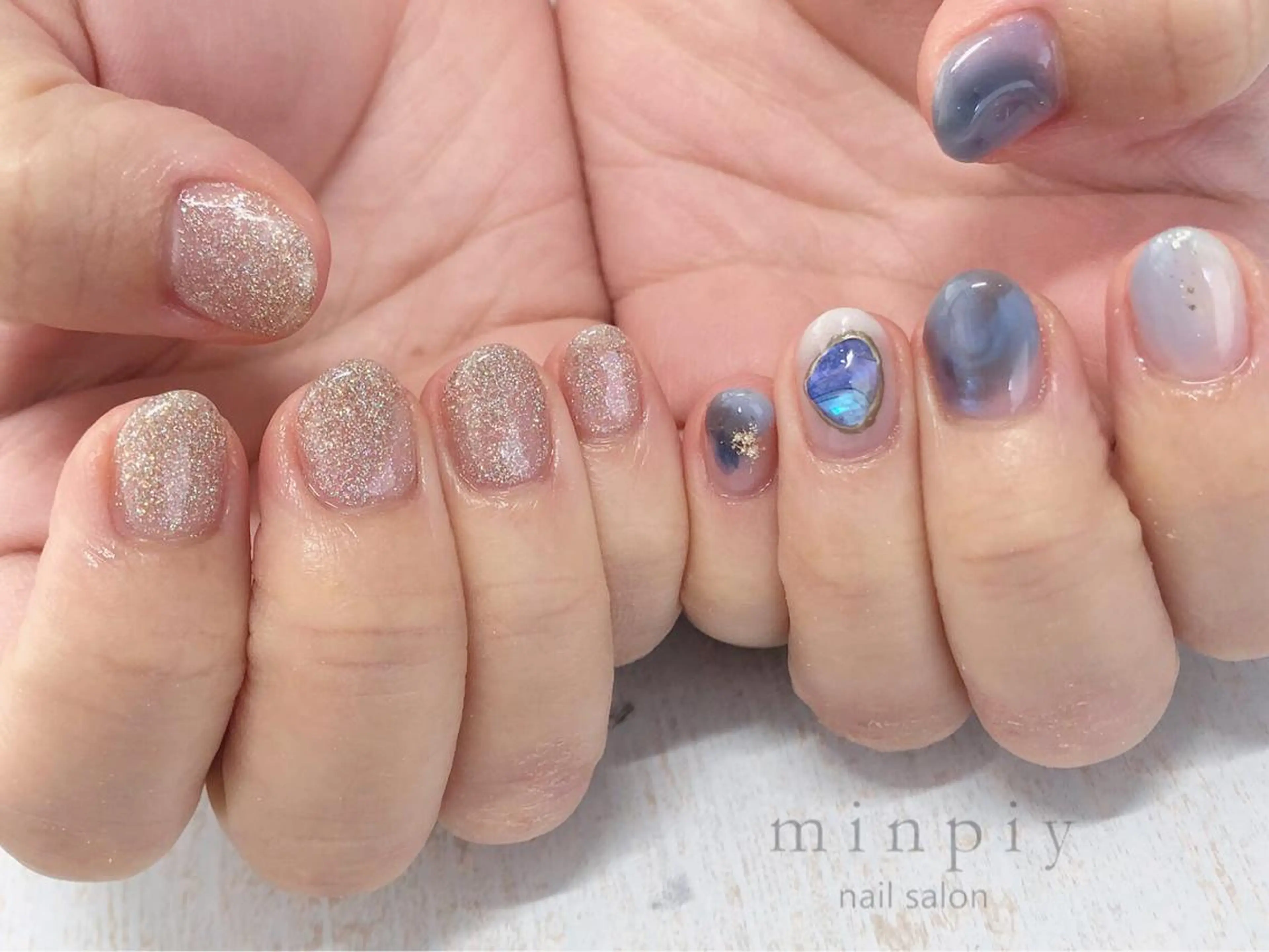 ネイル 𖡼 yumenoのネイルデザイン