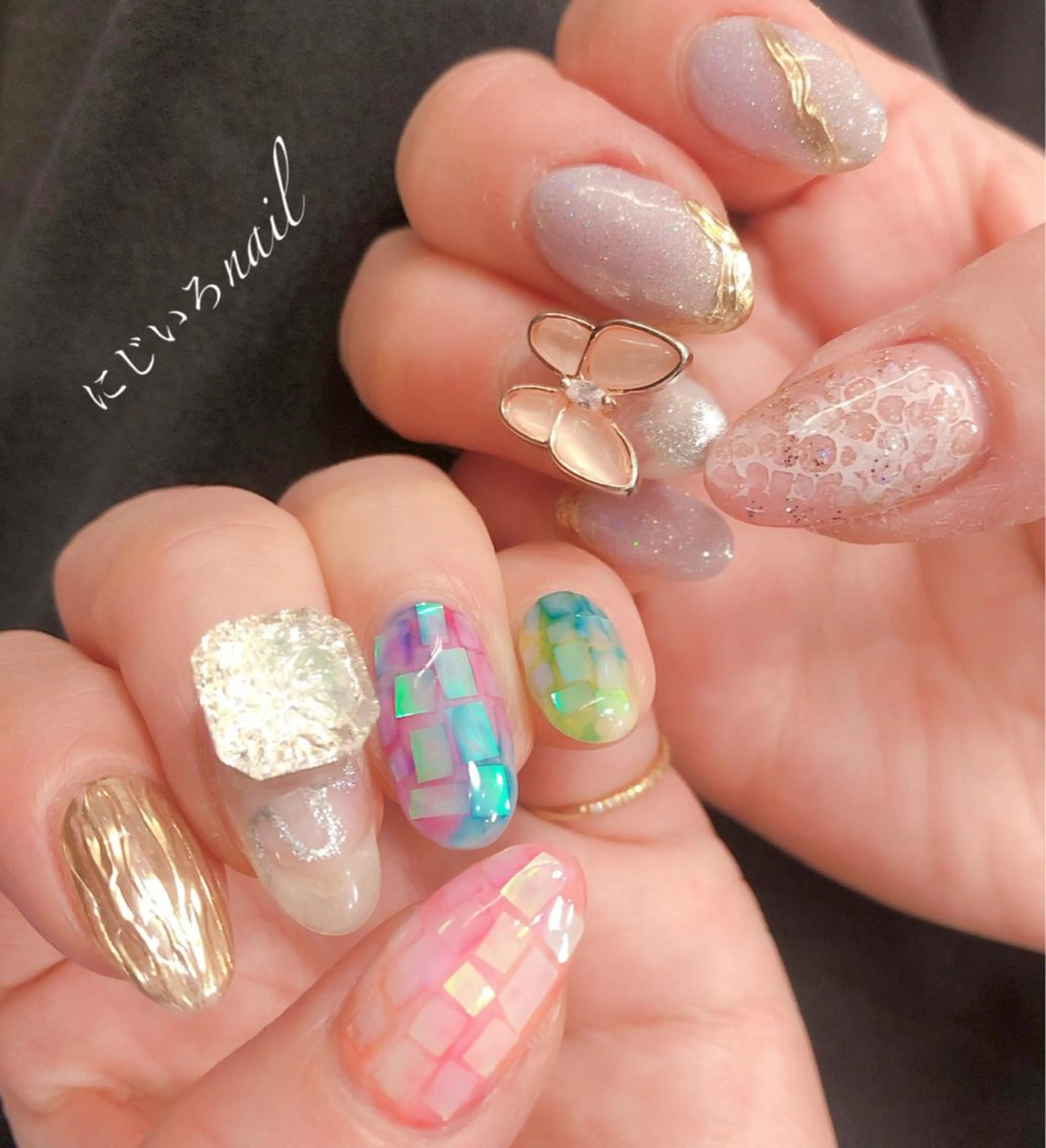 ネイル にじいろ nailのネイルデザイン