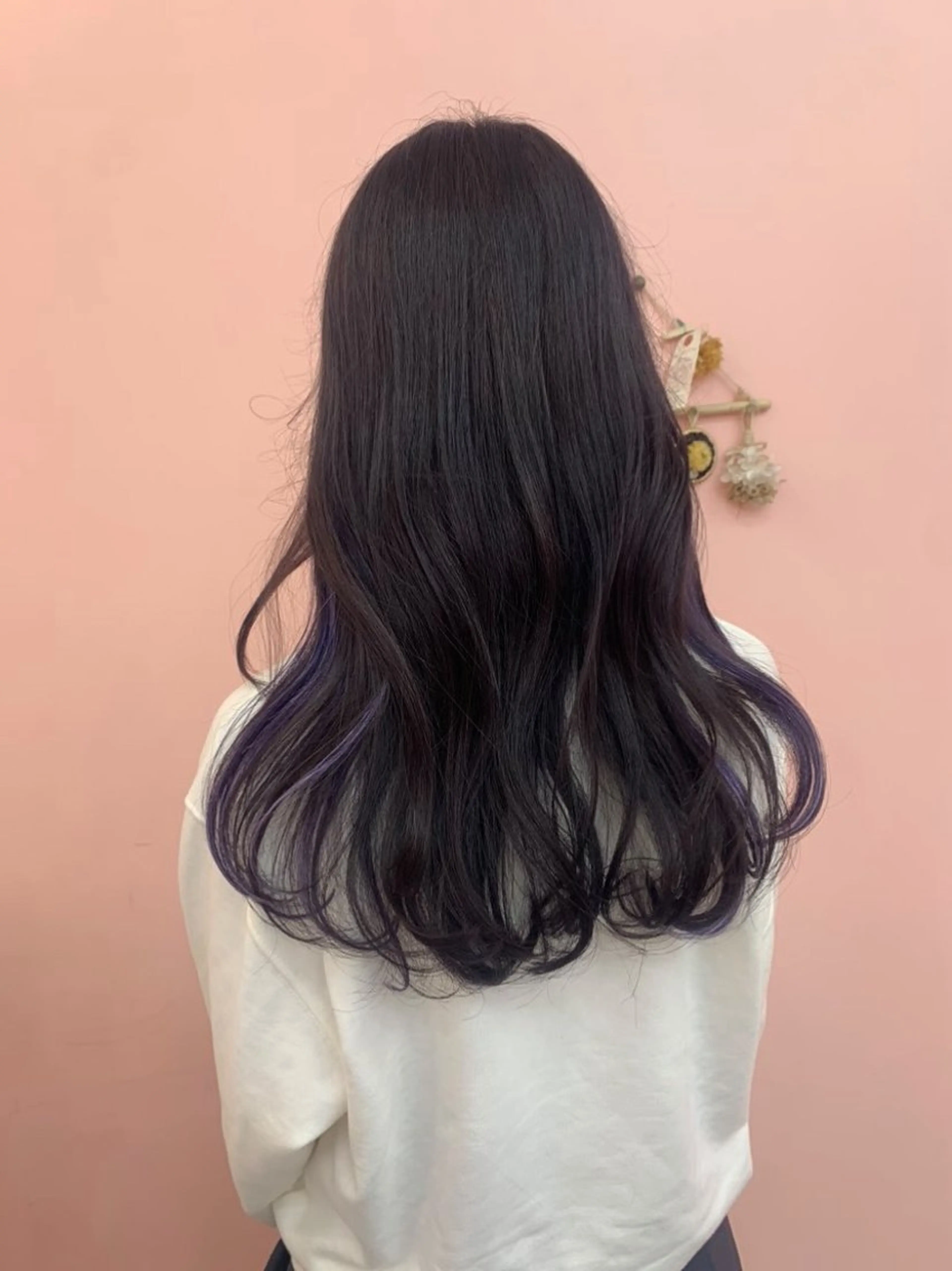 ロング カラー 山本 史奈のヘアスタイル