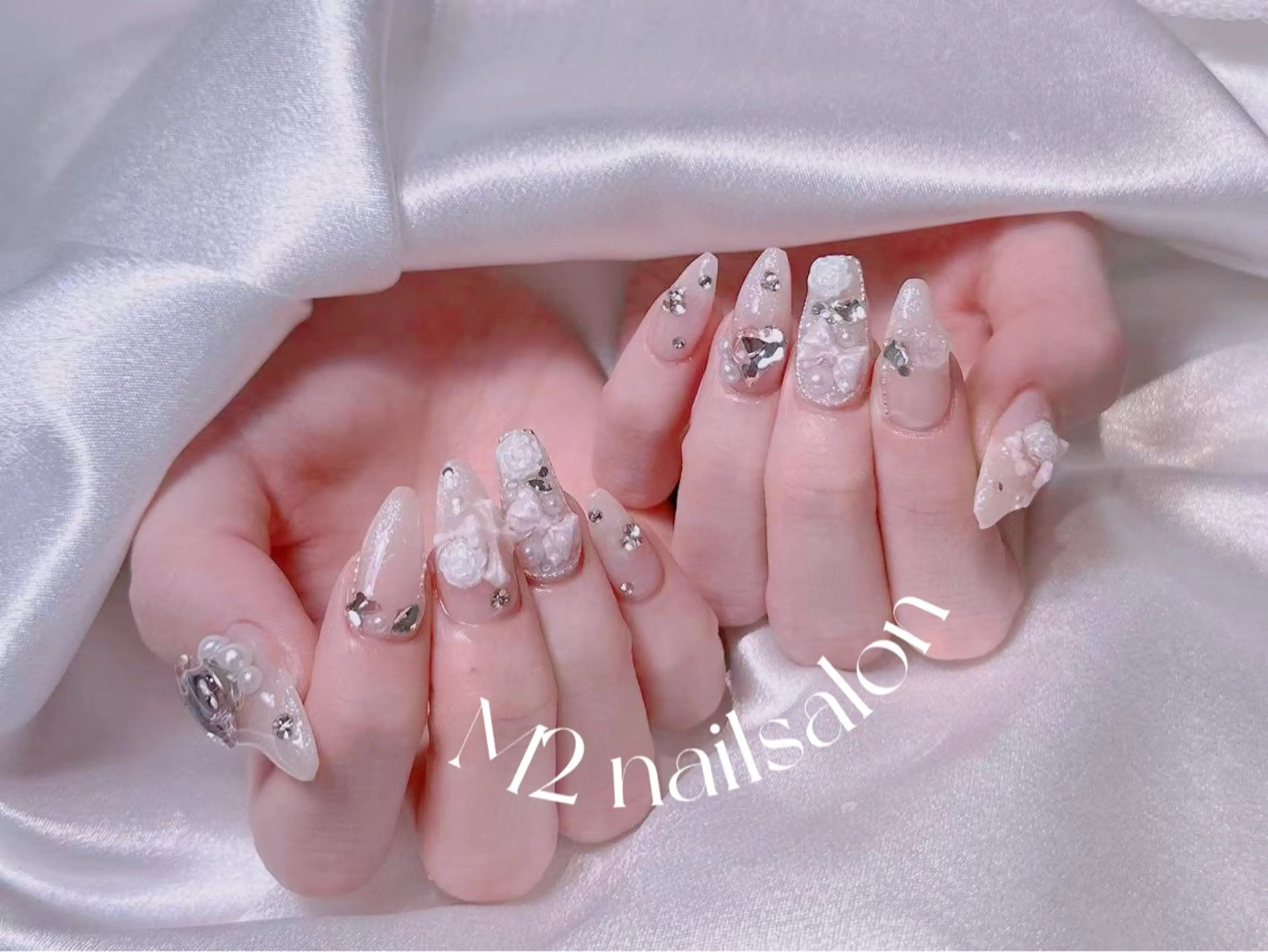 ネイル ハンドネイル 長さだし専門店 M2　rikaのネイルデザイン