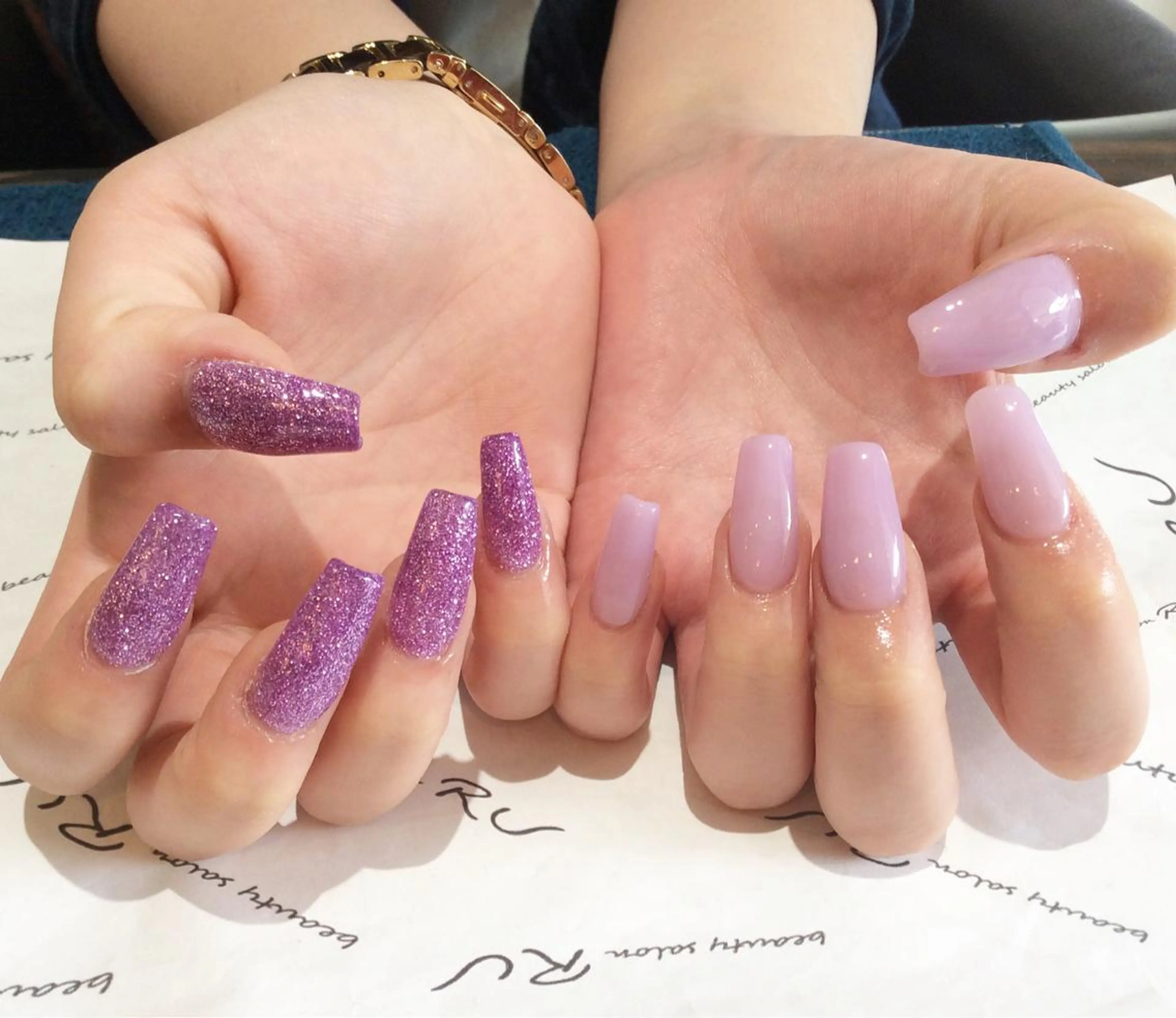 オフ込み スカルプチャー(グラデーションorワンカラー)の写真