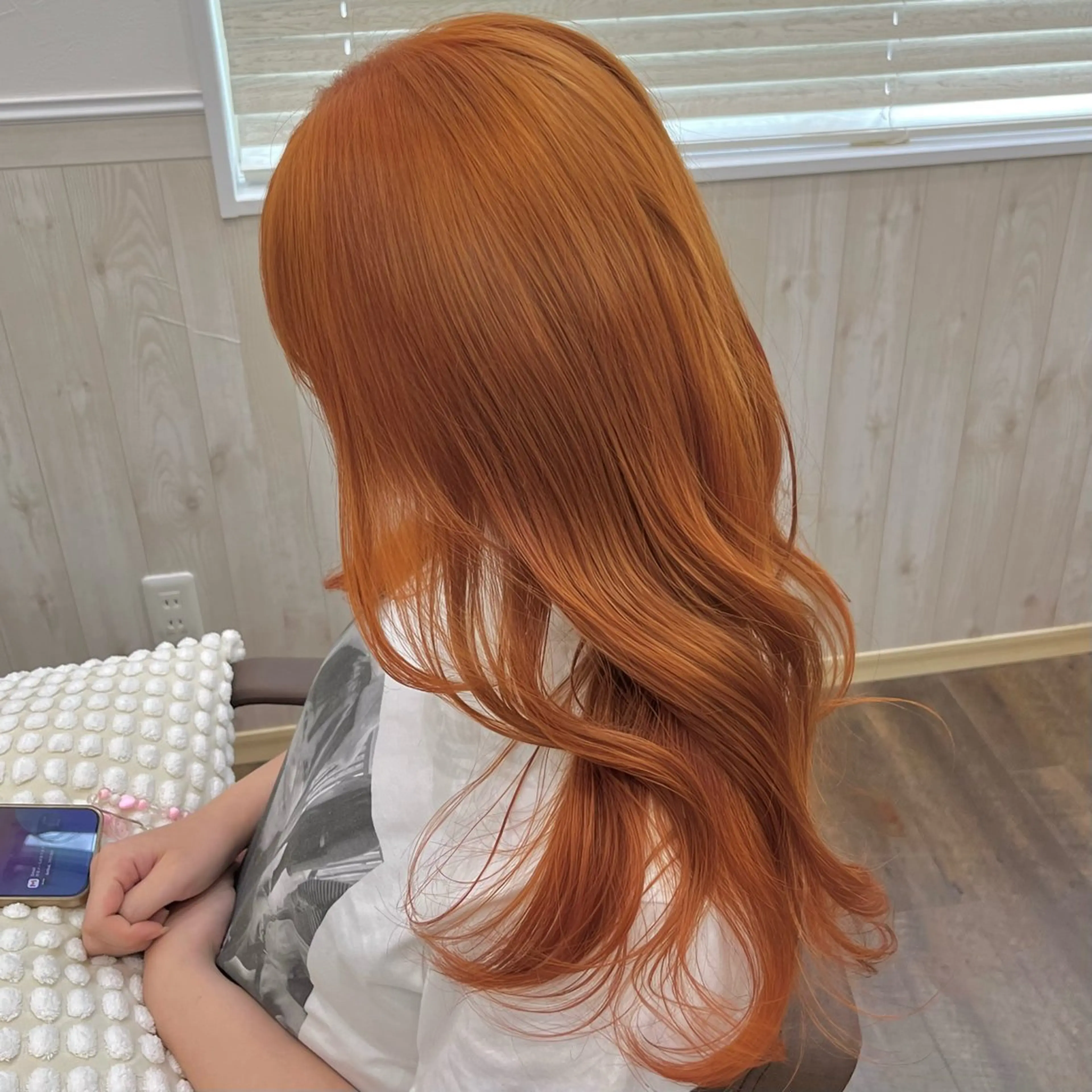 【minimo限定】〈ケアブリーチ使用〉カット🦖♡+ブリーチオンカラー+うる艶TRの写真