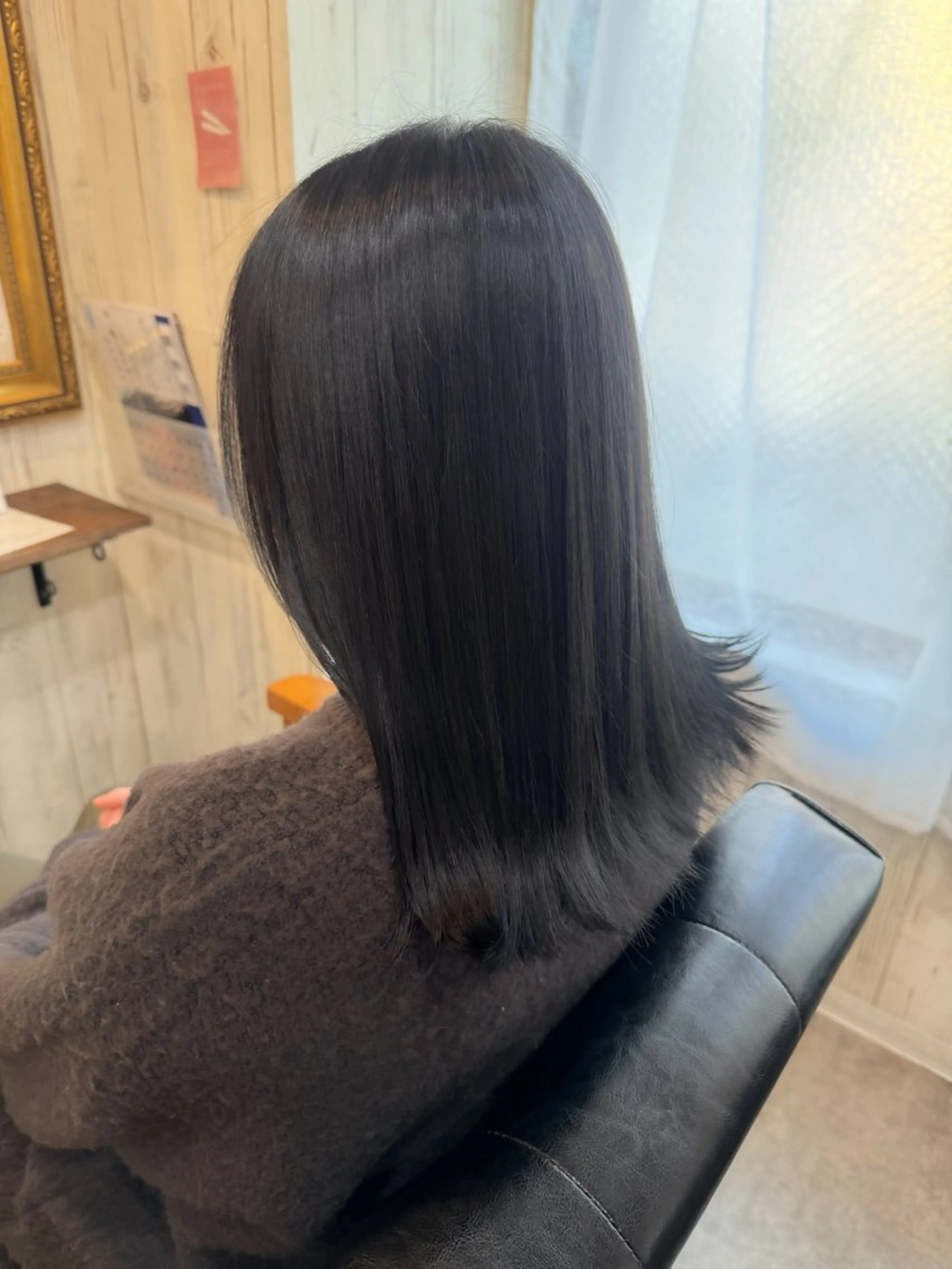 ミディアム カラー 黒髪 Fuu.by lupine所属・本日空きあり 🌟misatoのヘアスタイル