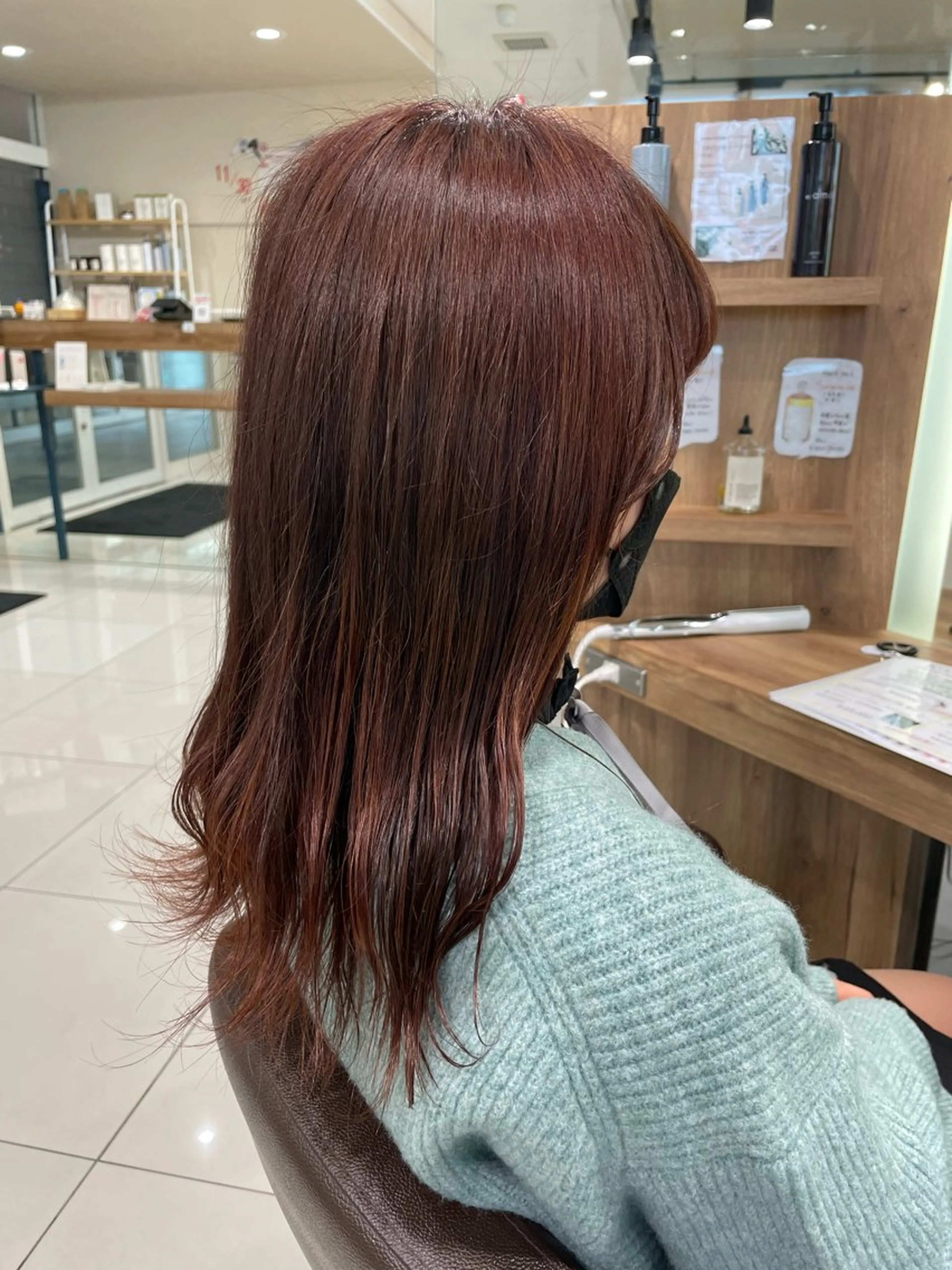 ミディアム カラー ブラウンカラー ヘアカラー ♚Honoka♚ カラーモデル募集中のヘアスタイル