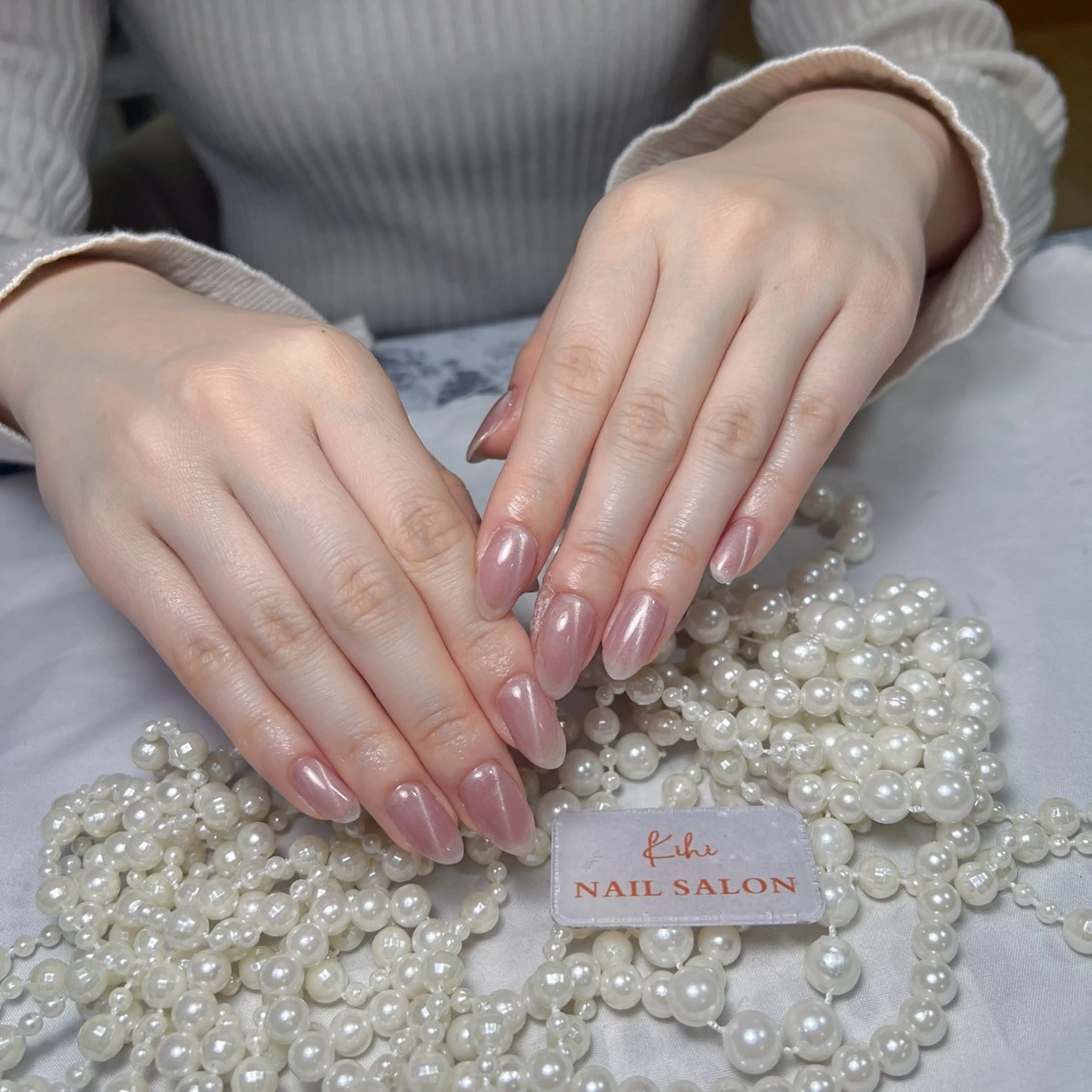 ネイル アートネイル フレンチネイル ジェルネイル グラデーション 韓国ネイル 村中 ハナのネイルデザイン