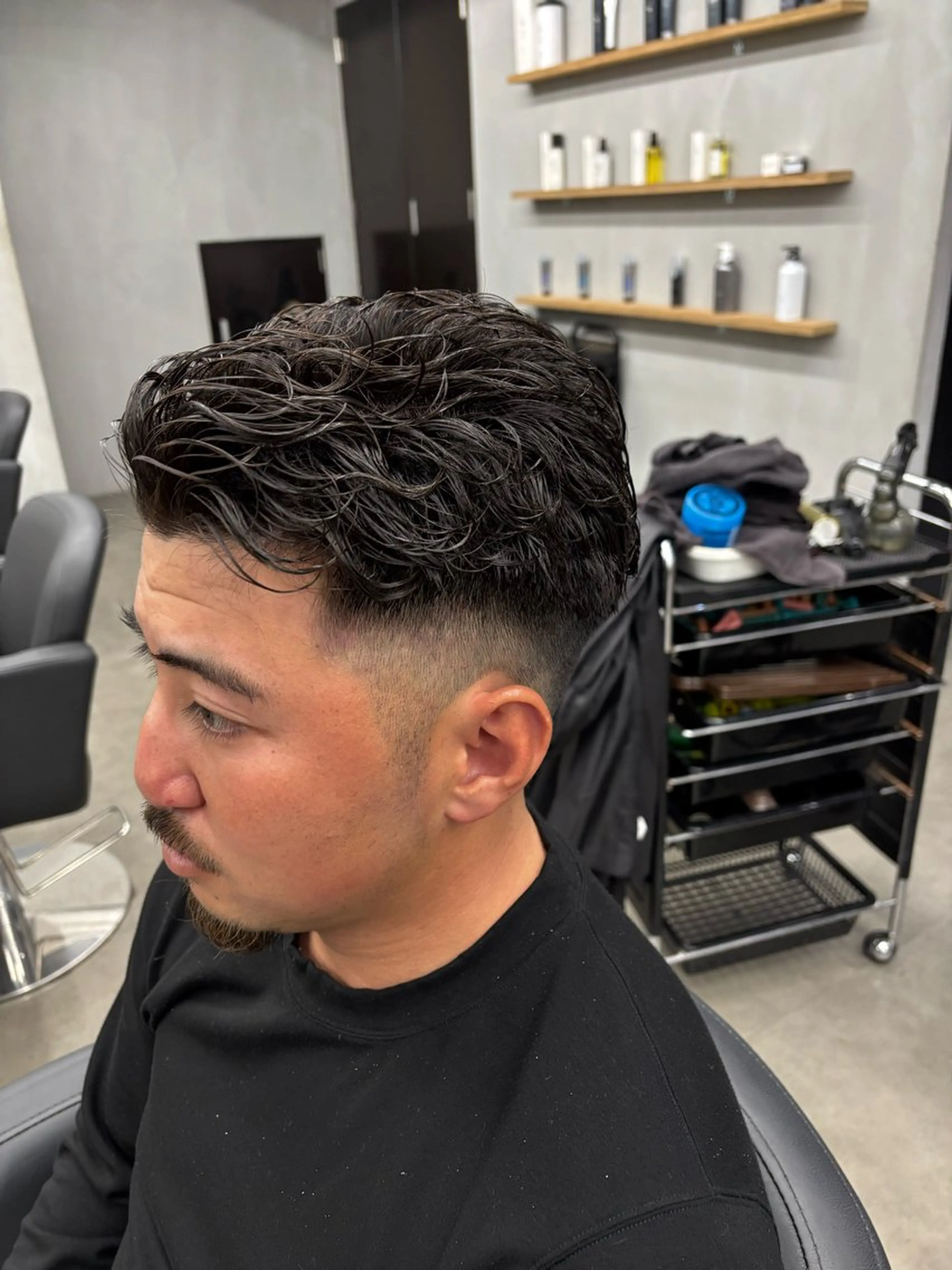 ショート パーマ メンズ メンズパーマ カット パーマ トリートメント メンズ支持率NO.1 マサキのヘアスタイル