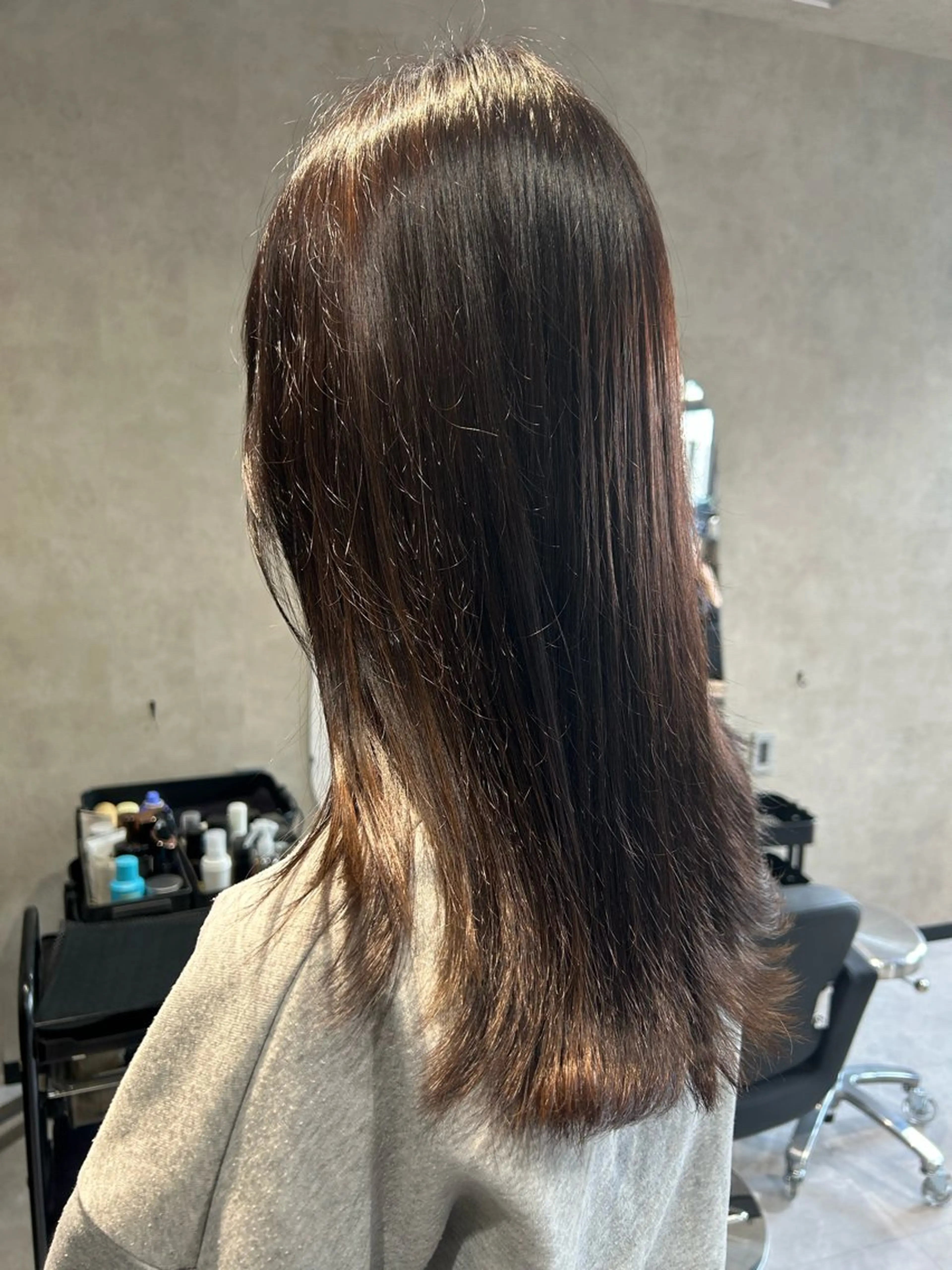 ロング カラー ヘアカラー トリートメント 《.Xian》リク /透明感カラー/艶髪のヘアスタイル