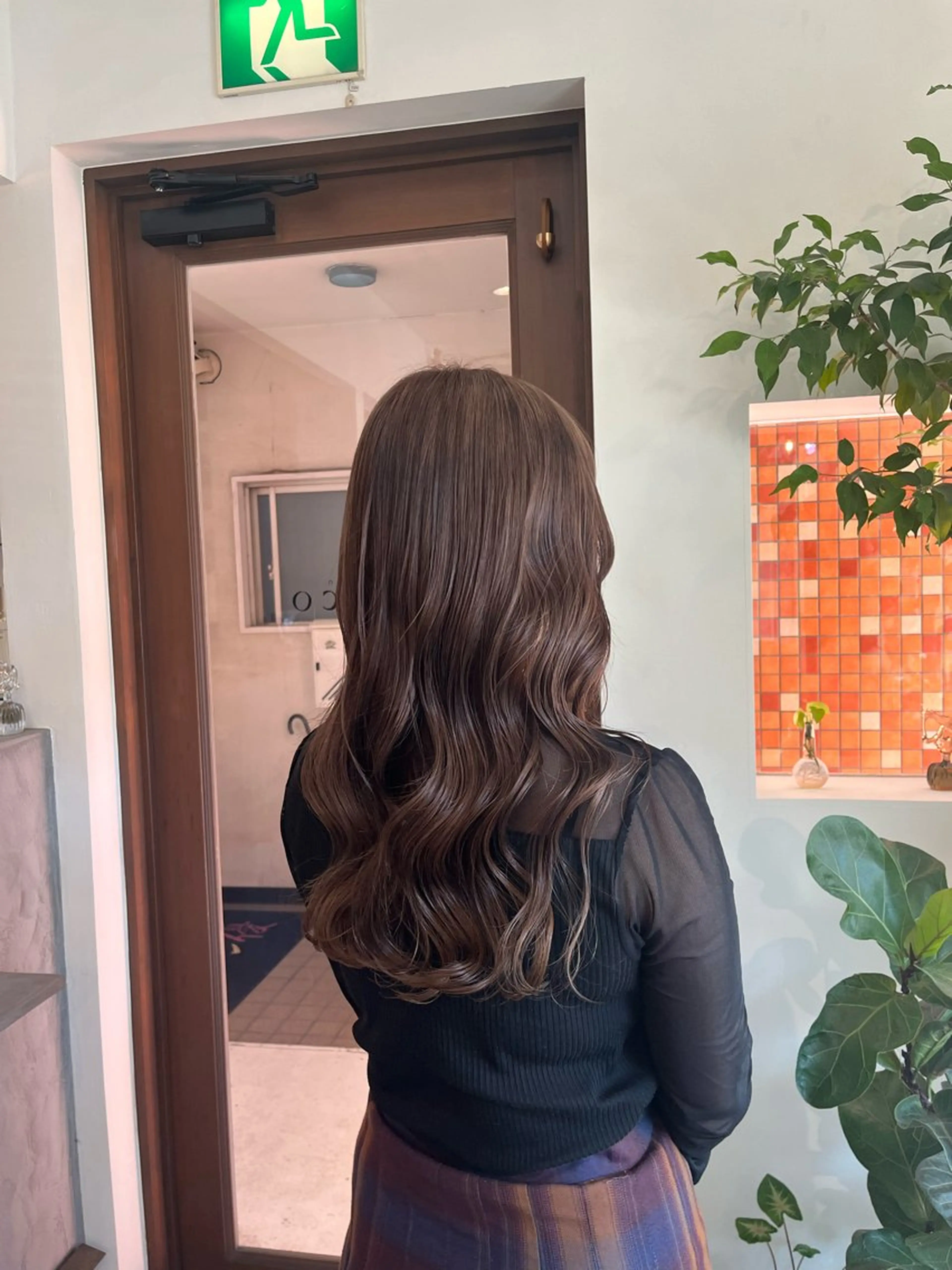 ロング カラー カット パーマ hair  salon necco所属・柴田 さくらのヘアスタイル