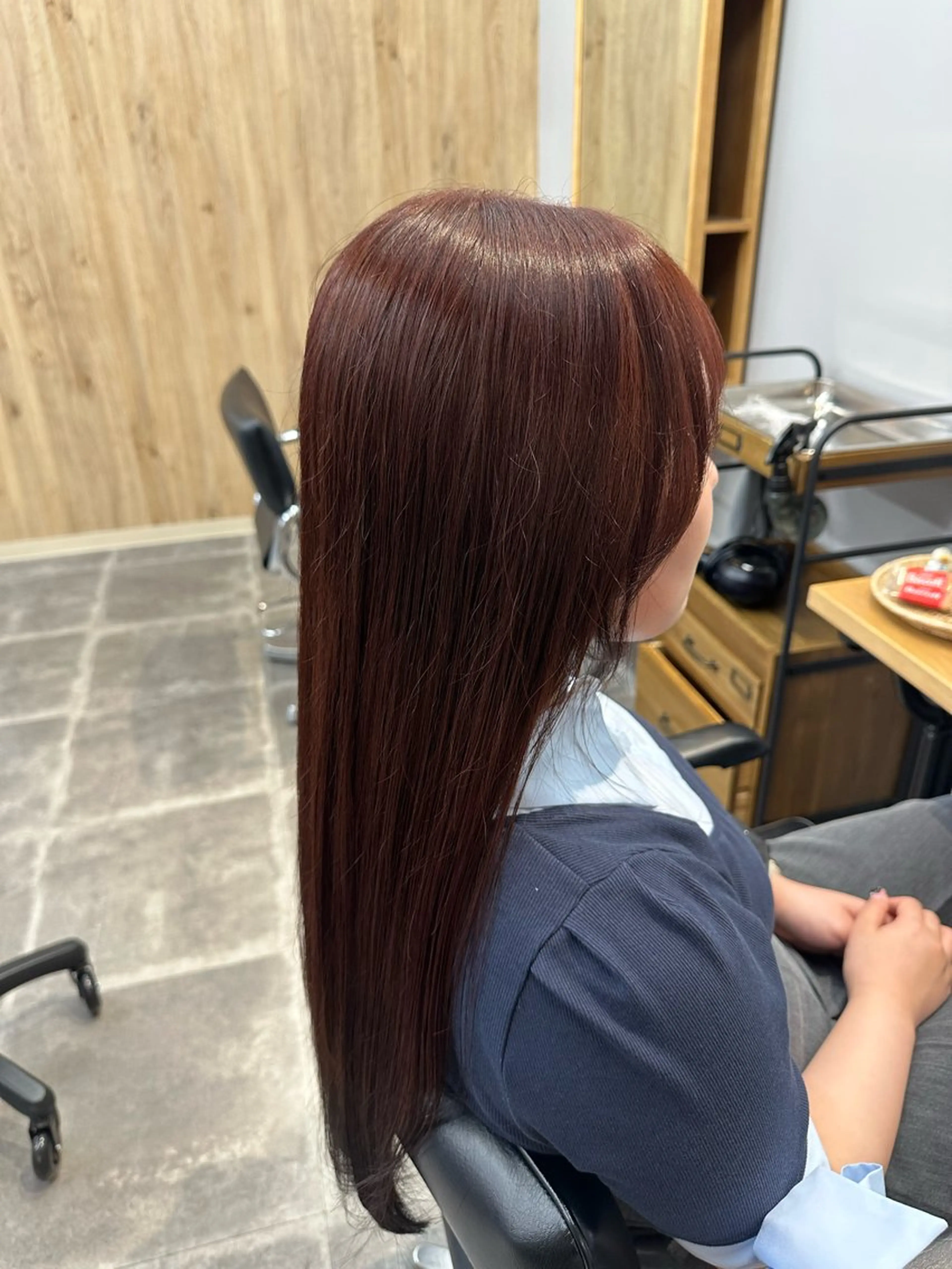 ロング カット ヘアカラー トリートメント IROW天神大名店 Rinaのヘアスタイル