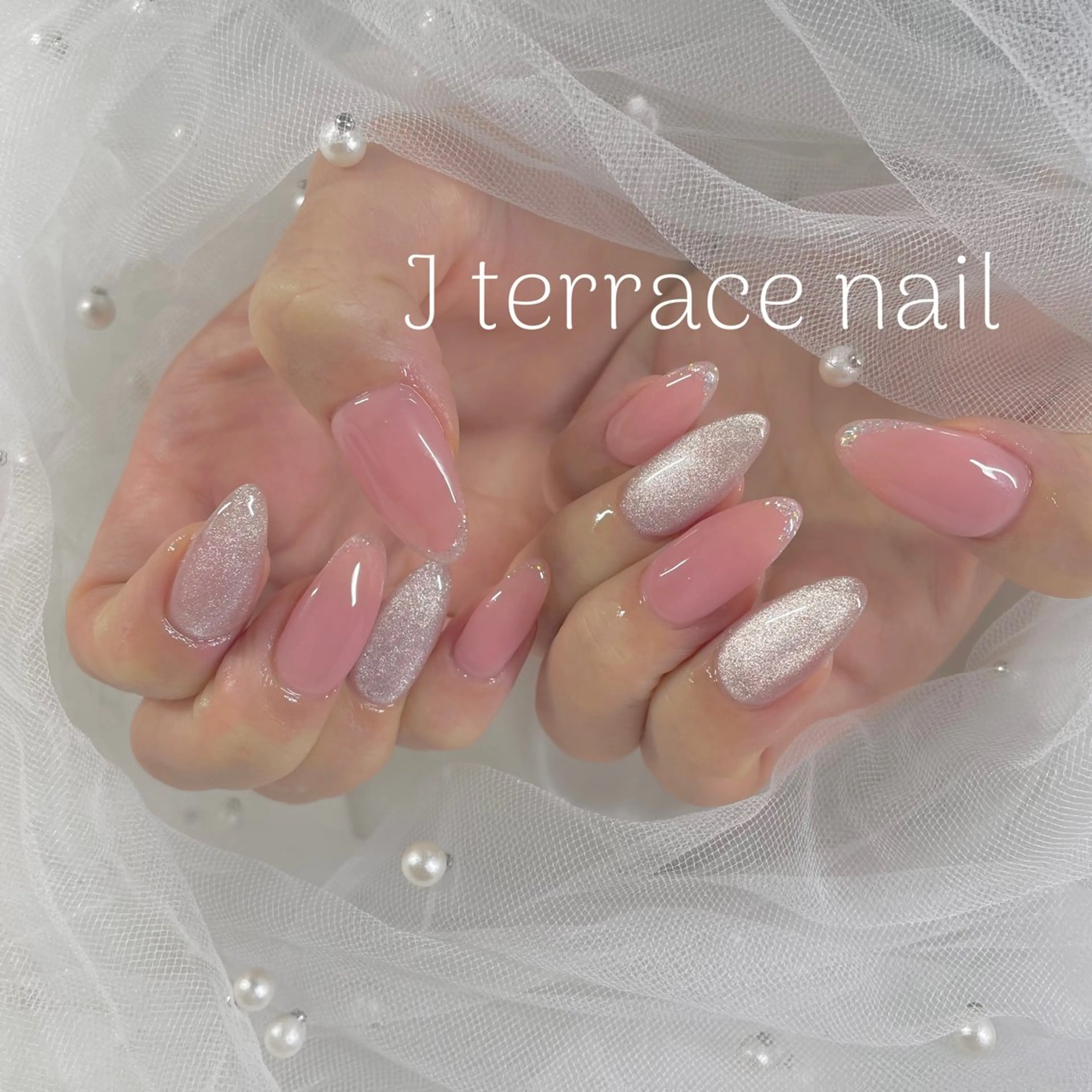 ネイル ジェルネイル マグネットネイル J terrace Nailのネイルデザイン