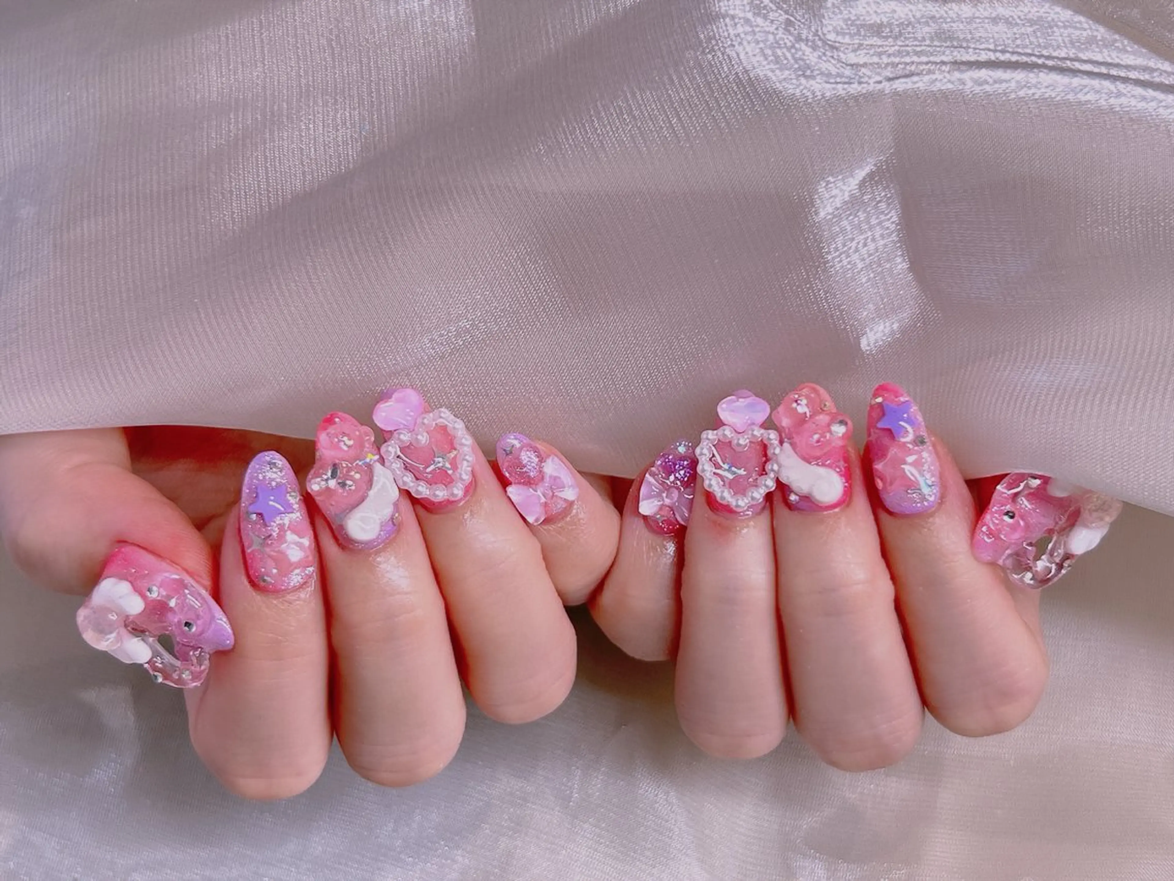 ネイル 長さだし専門店 M2　rikaのネイルデザイン