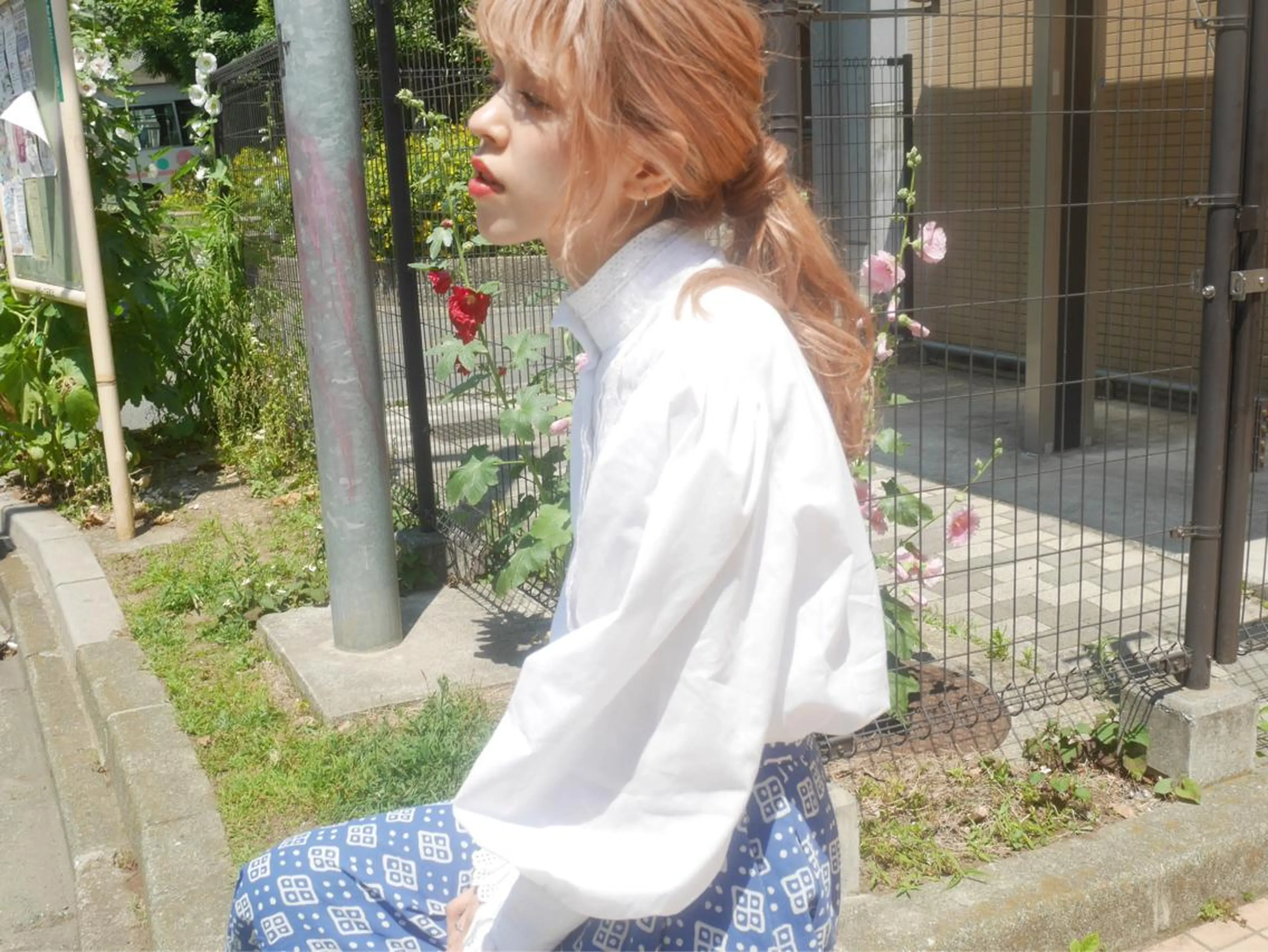 カラー ピンクベージュ/新潟 万代/高橋桃葉🍑のヘアスタイル