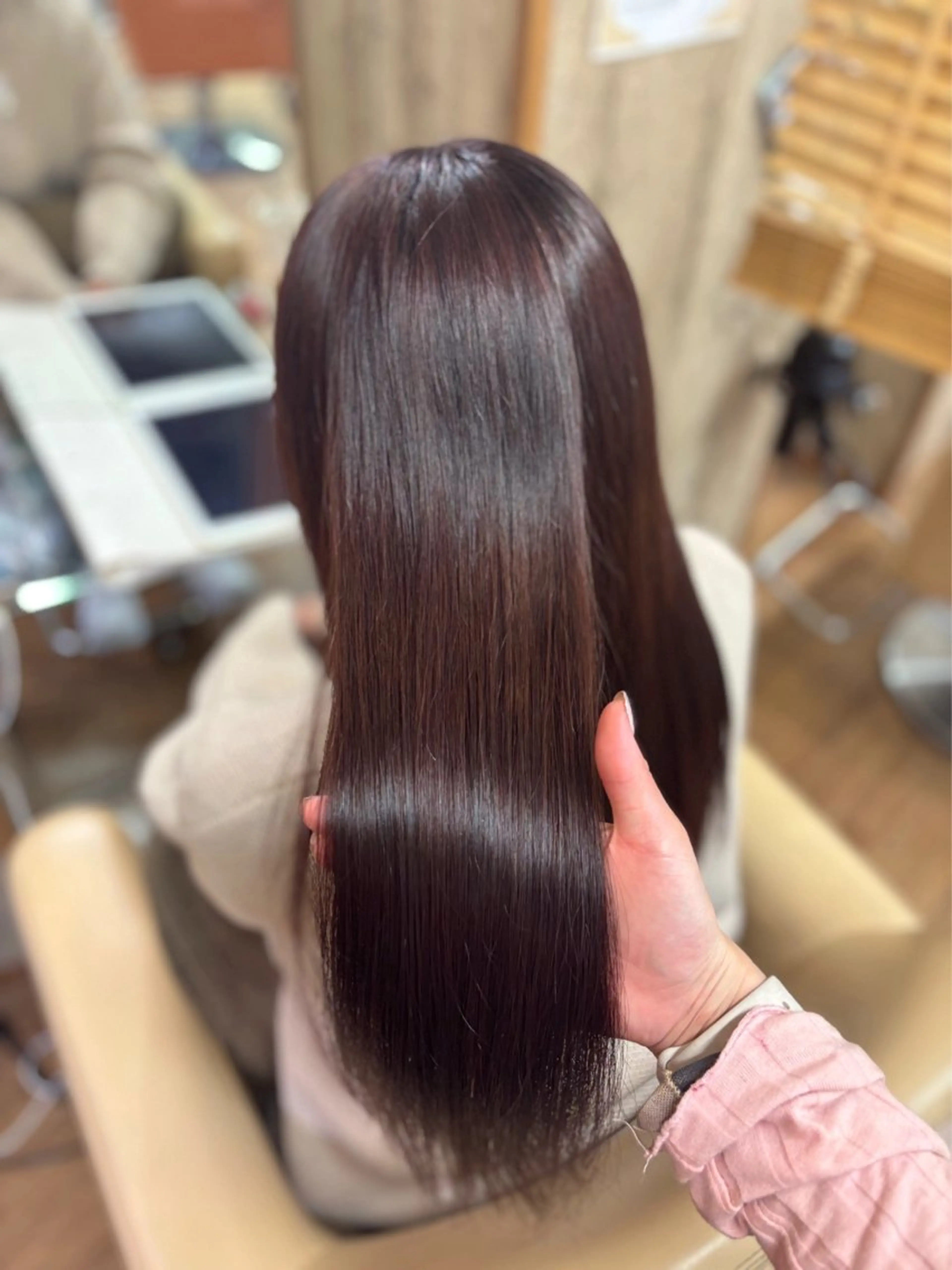 カラー 艶盛れ透明感カラー/ kanna🖤のヘアスタイル