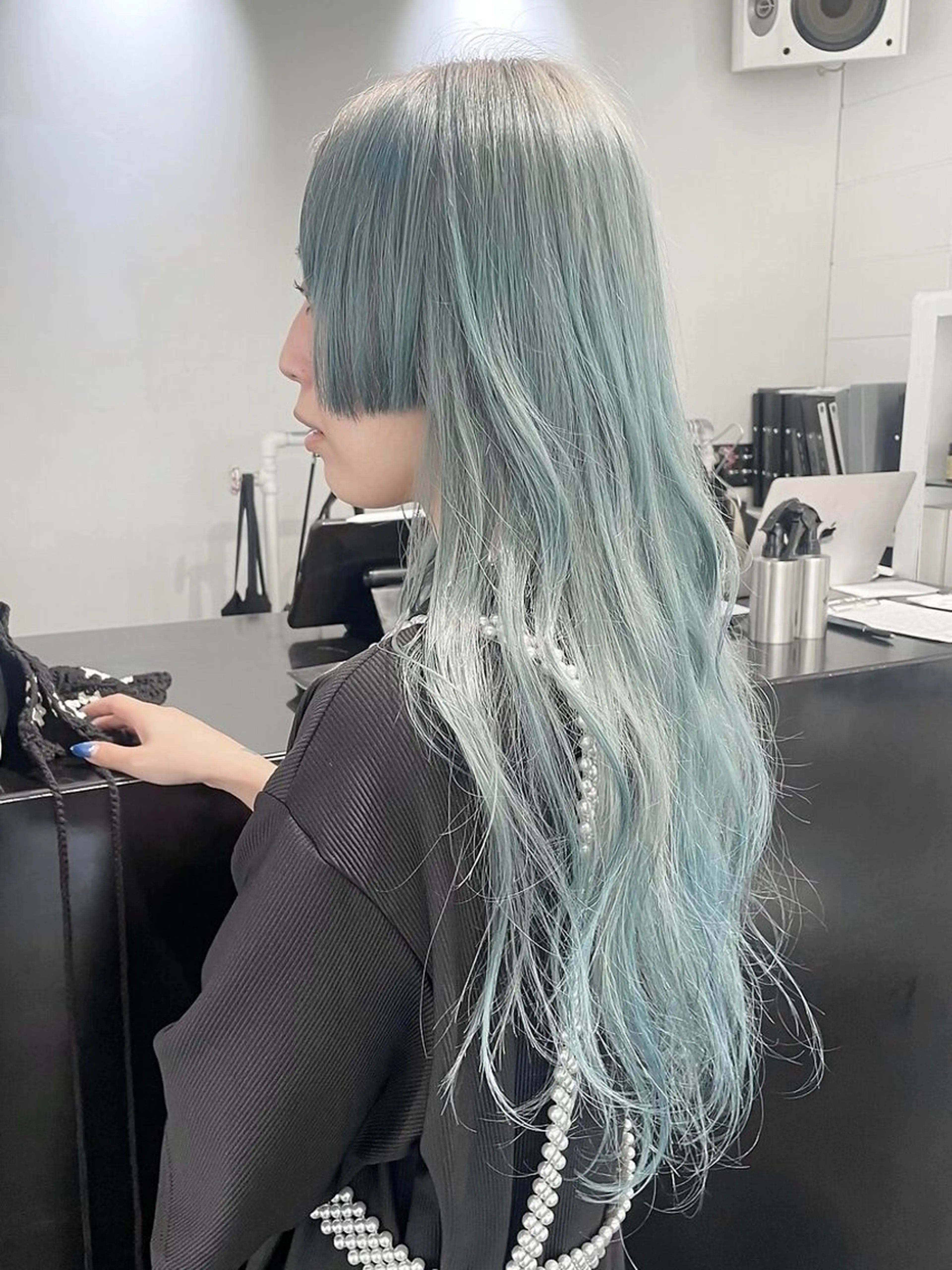 ロング カラー ヘアカラー 原宿 艶カラー🫧 ちり🍎のヘアスタイル