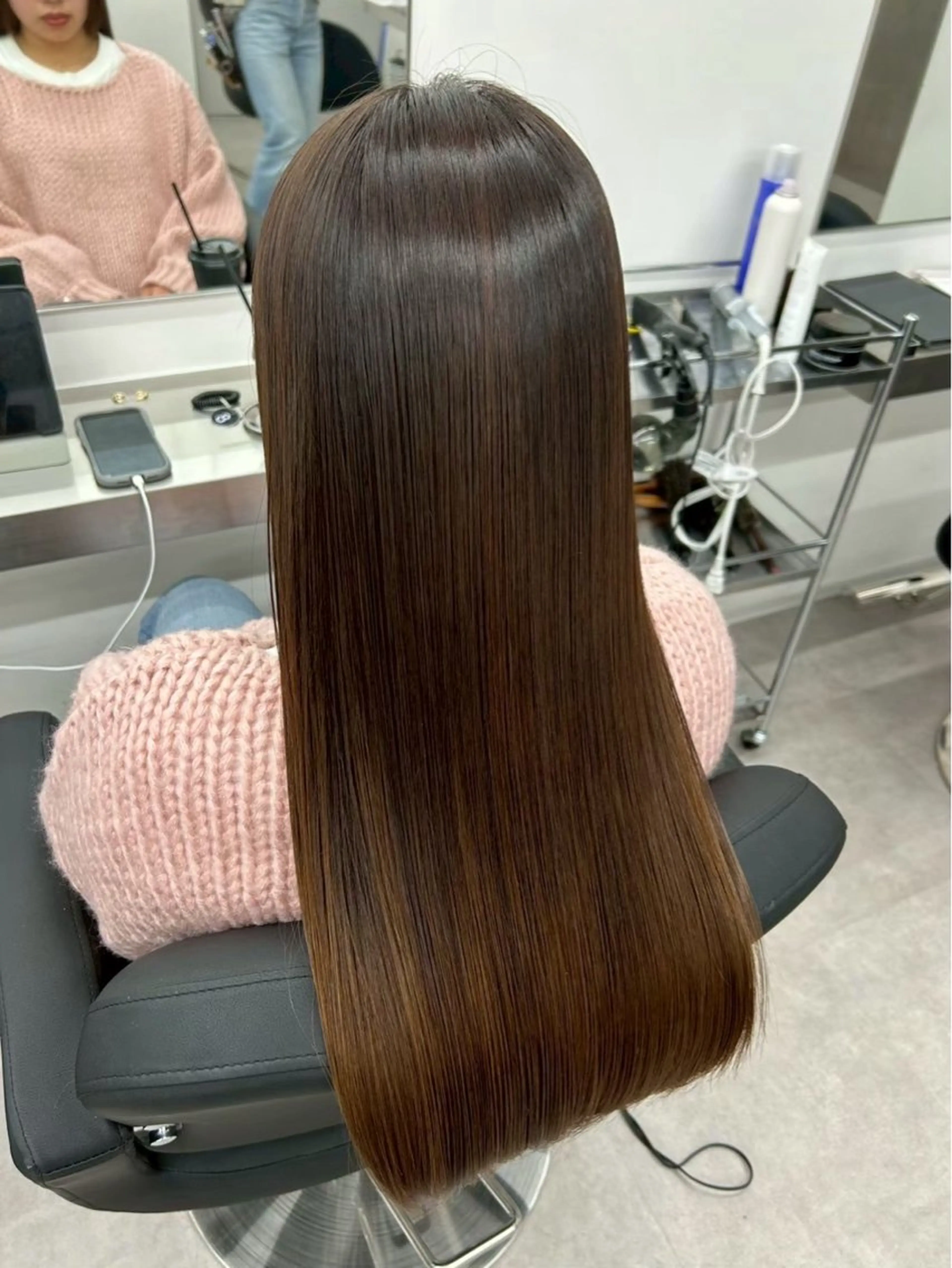 カラー ヘアカラー トリートメント ブリーチなしWカラー 美髪/透明感/ユウゴのヘアスタイル