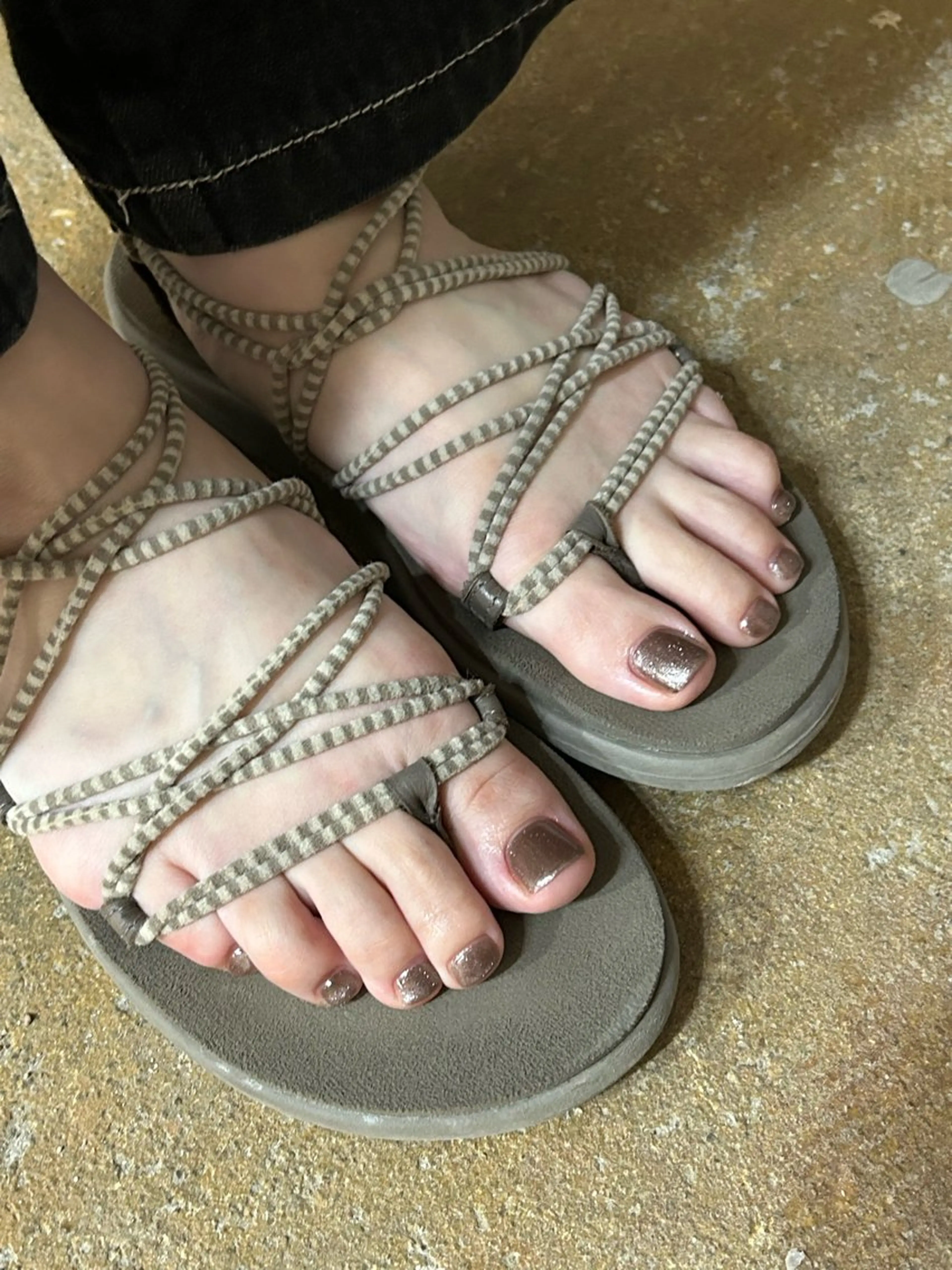 ネイル ラメ(グリッター) マグネットネイル ワンカラーネイル nail atelier hiton所属・nailist 朱音のネイルデザイン