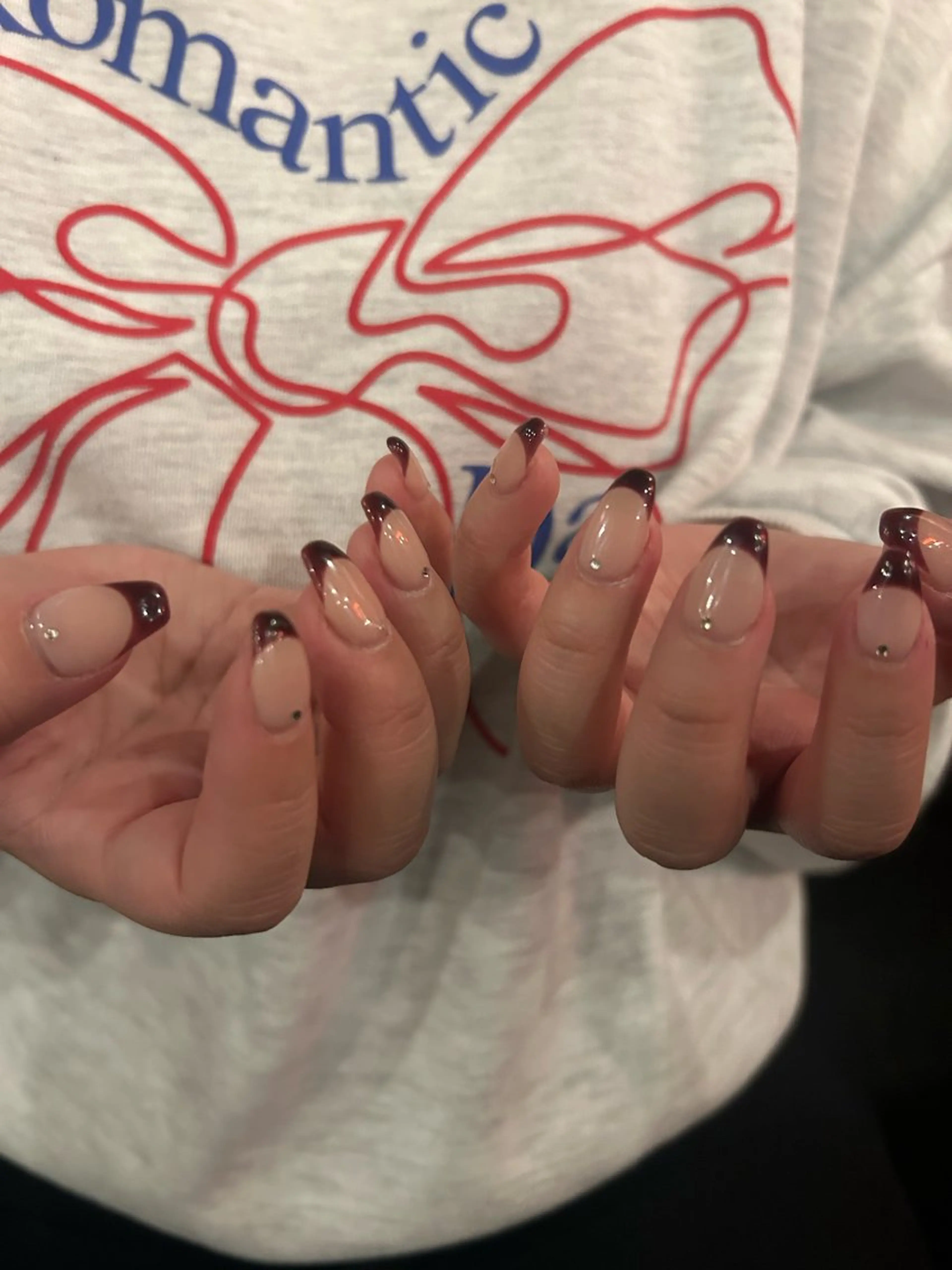 ネイル フレンチネイル シンプルネイル tote. harunaのネイルデザイン