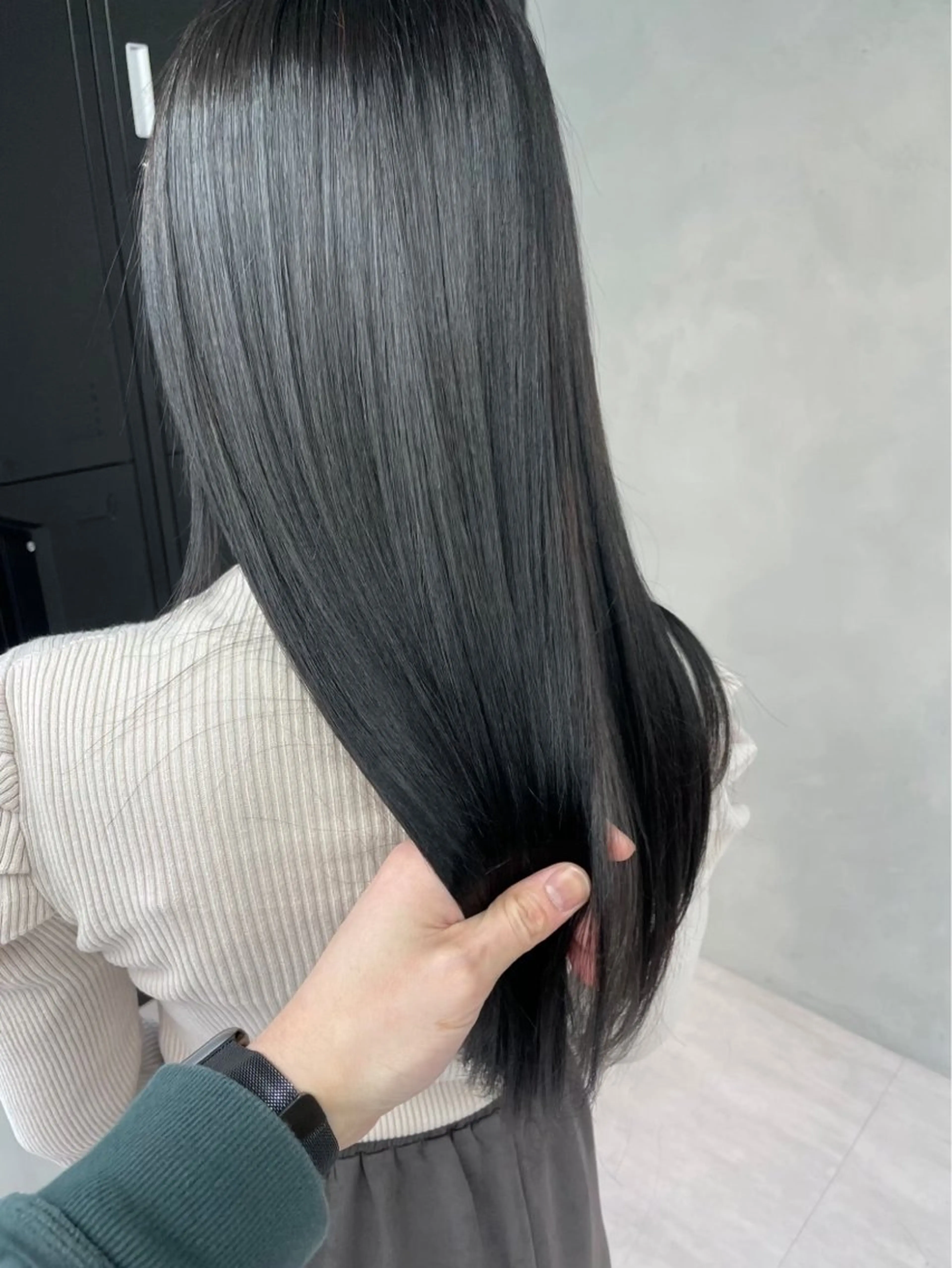 🐉プレミアムケアカラー🐉髪質改善トリートメント付きの写真