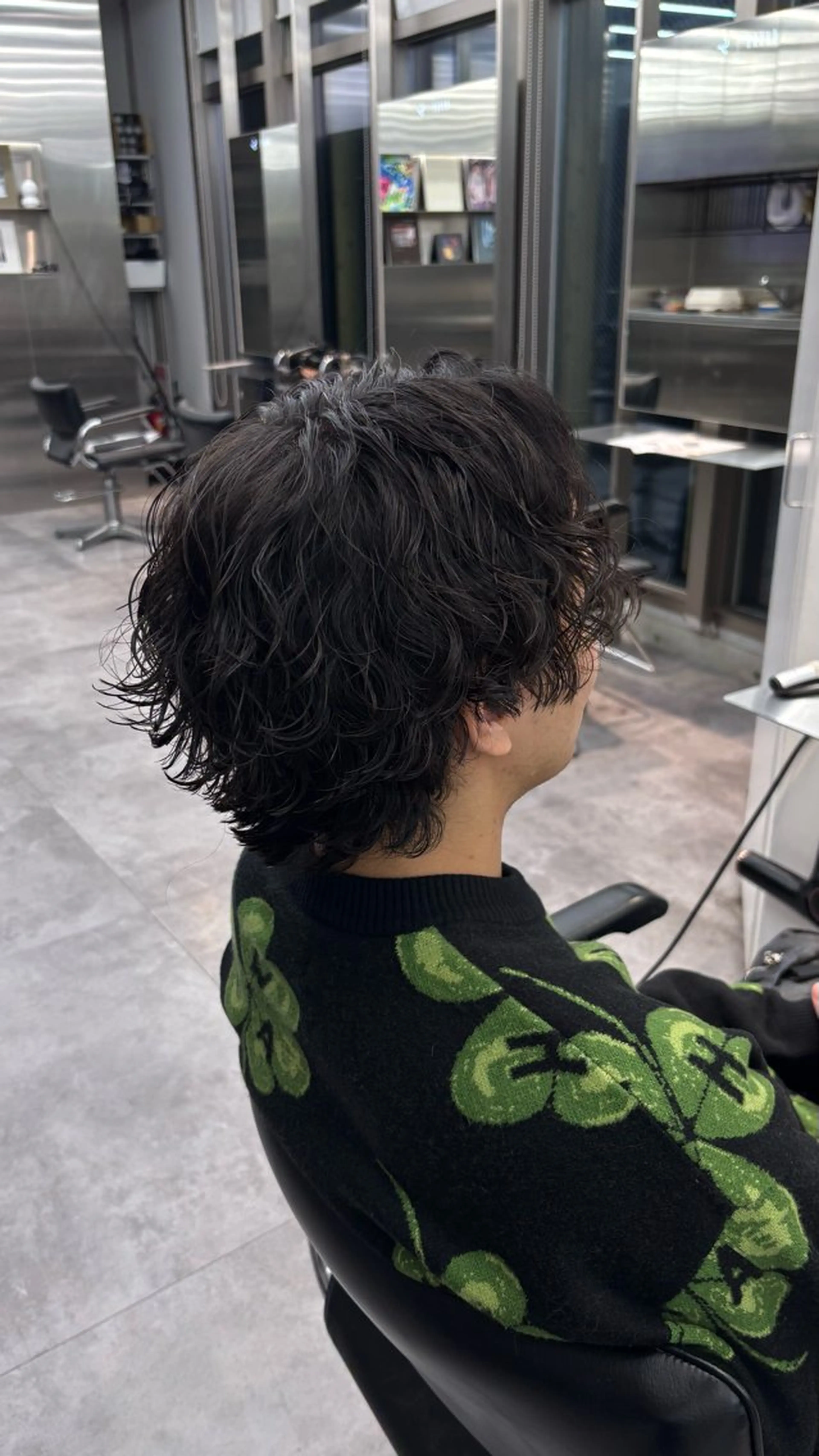 ミディアム パーマ パーマ RETOUCH by fifth メンズサロン【レタッチ バイ フィフス】所属・fifth原宿 A:Ri🧸のヘアスタイル