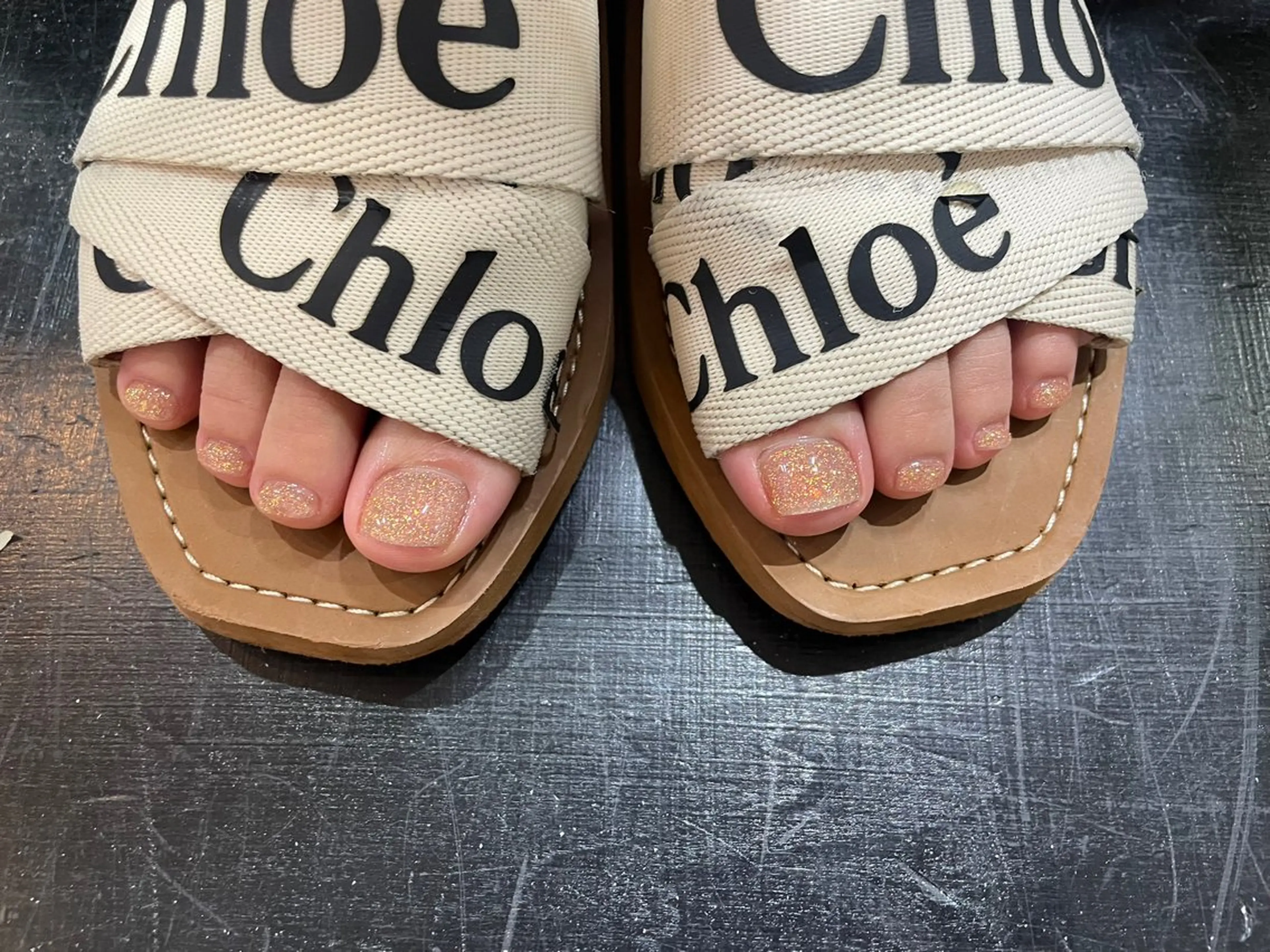 【オフ込み】フットワンカラー7200円🩵の写真