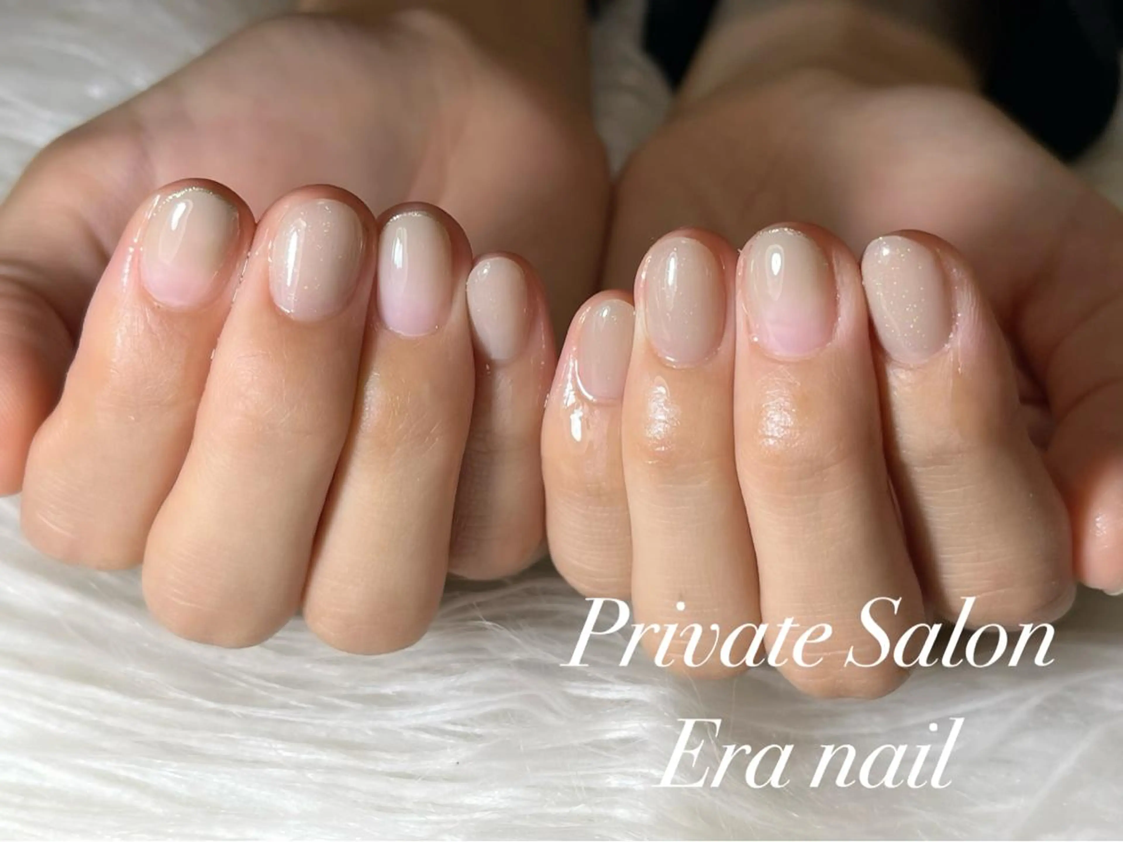 ネイル グラデーション ラメ(グリッター) ワンカラーネイル ハンドネイル Era nailのネイルデザイン