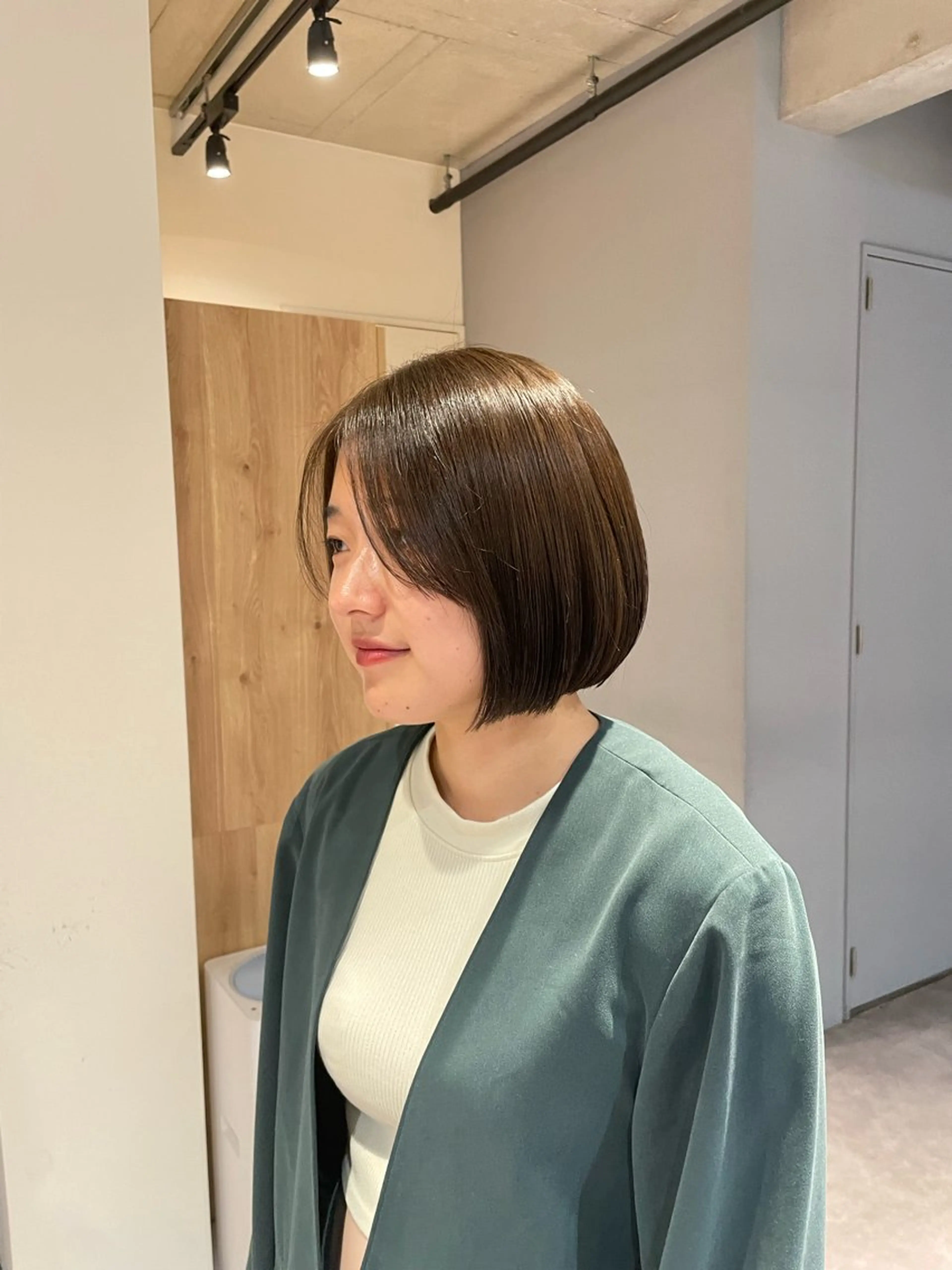 ショート カット トリートメント 葉月/ボブ/ 透明感カラー／中目黒のヘアスタイル