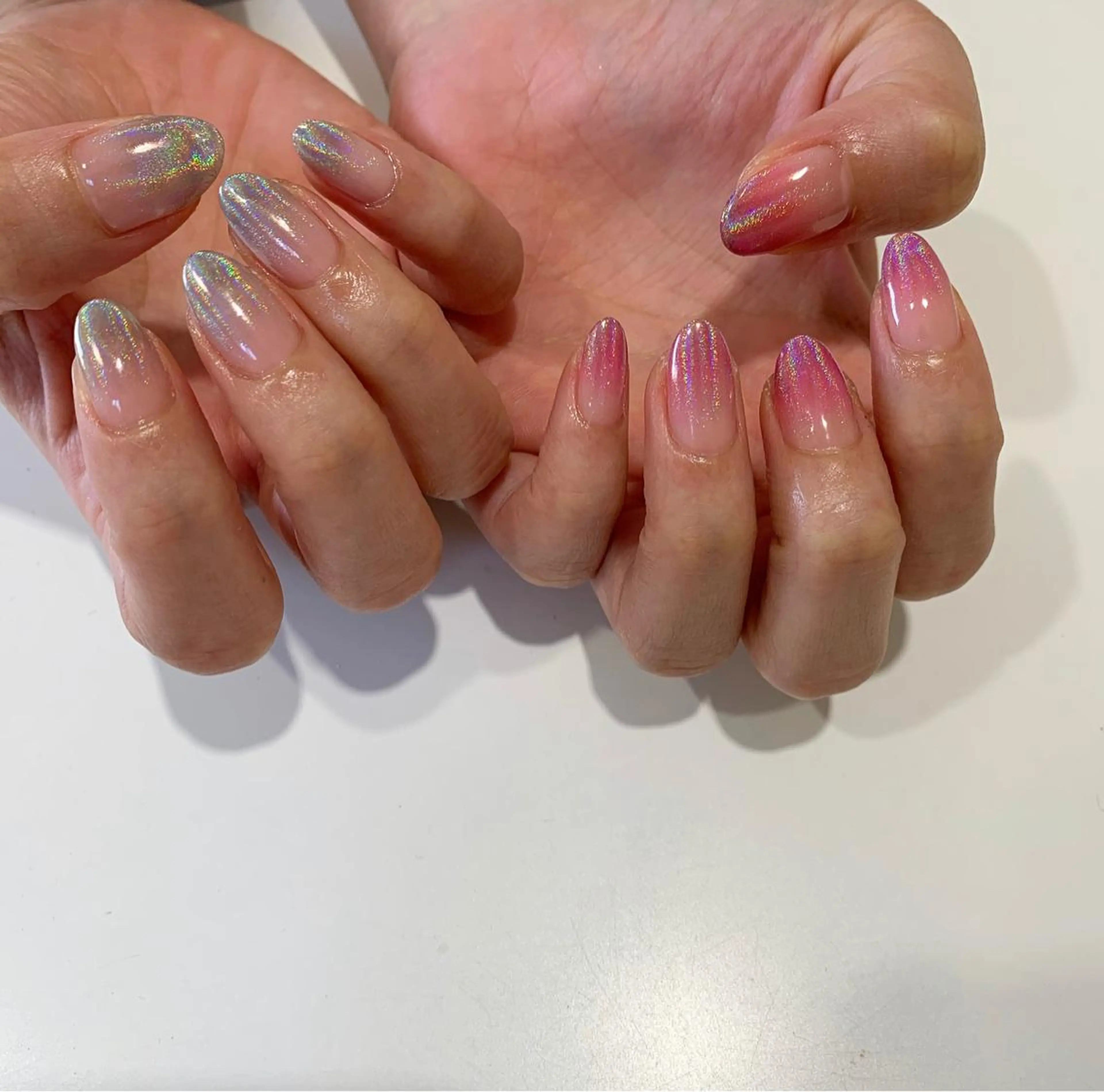 ネイル ピンク 佐藤 穂乃香のネイルデザイン