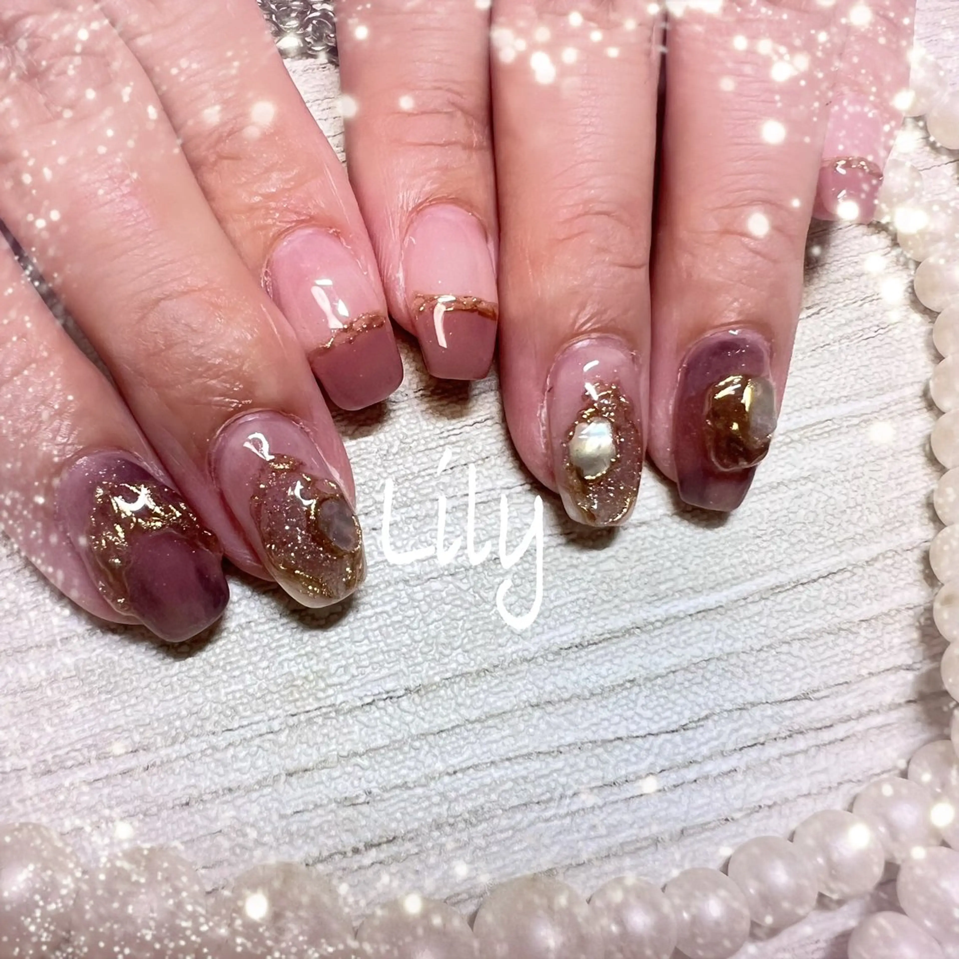 ネイル ハンドネイル Nailsalon Lilyのネイルデザイン