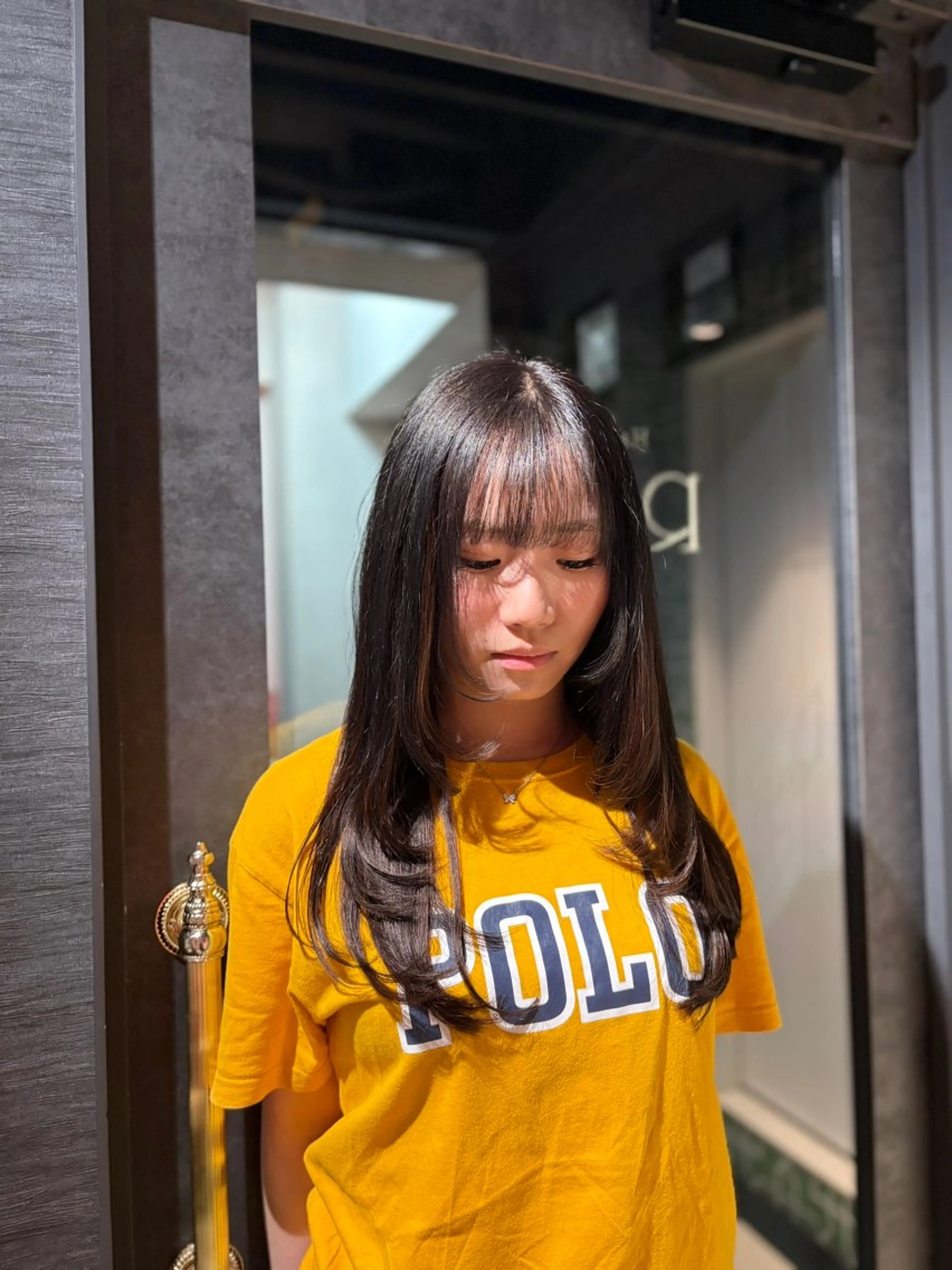 セミロング アッシュ 髪質改善 カット 【髪質改善特化】 新宿/縮毛矯正/セラのヘアスタイル