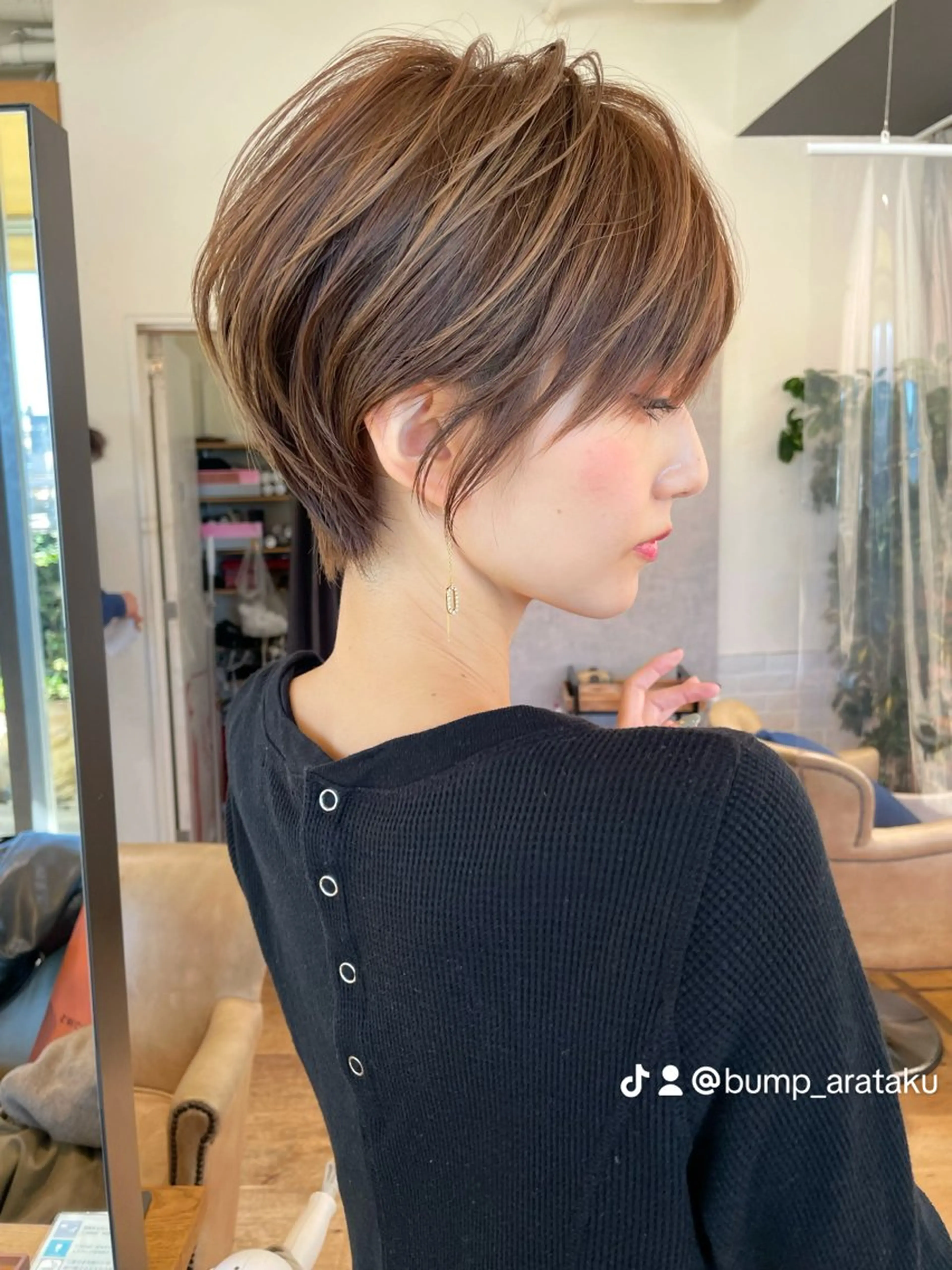 ショート 無料カットモデル/ 似合わせカット/荒砂のヘアスタイル