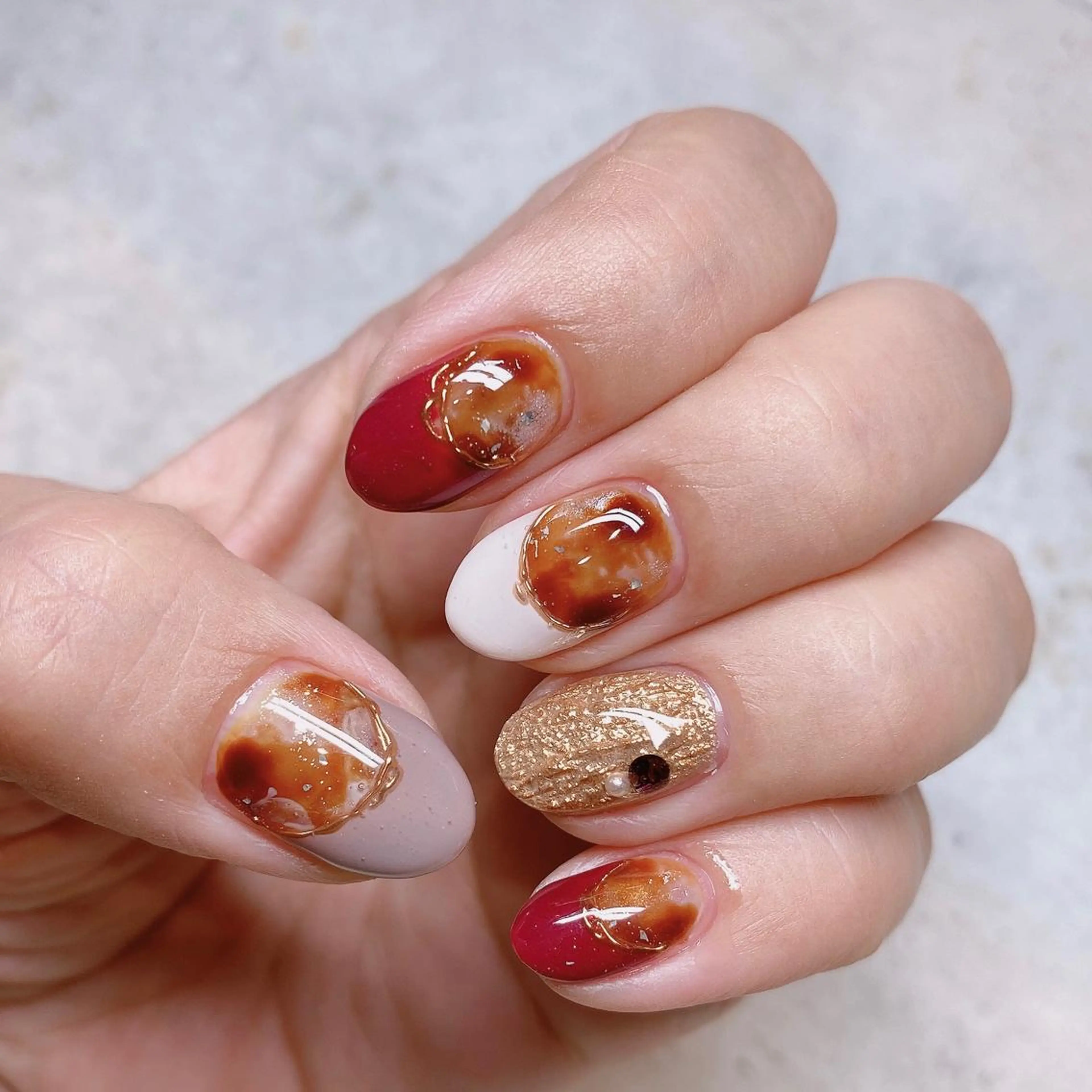 ネイル among アマン所属・lecoa_ kana／amongのネイルデザイン