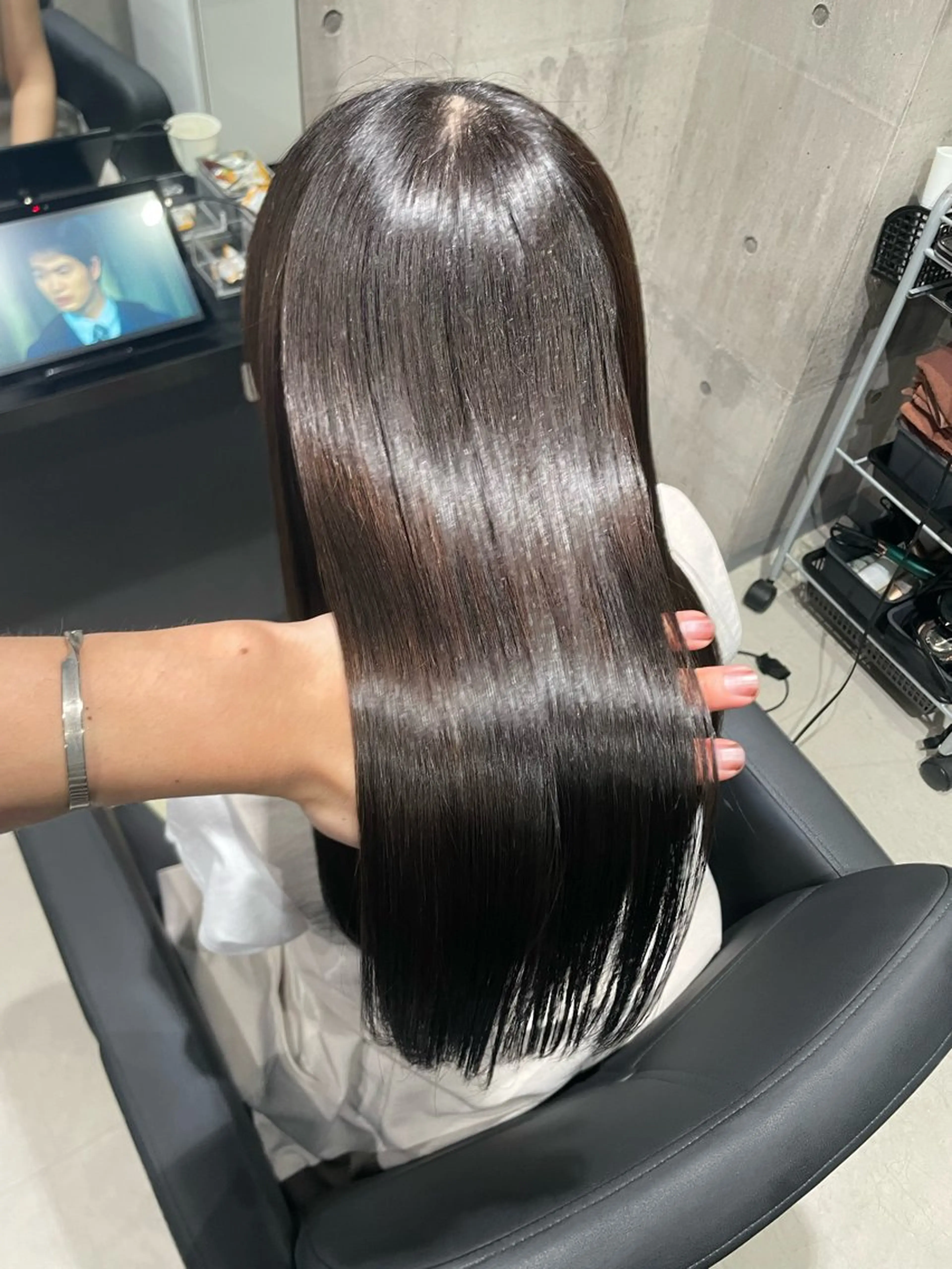 ロング カラー グレージュ 髪質改善/艶カラー Hiroakiのヘアスタイル