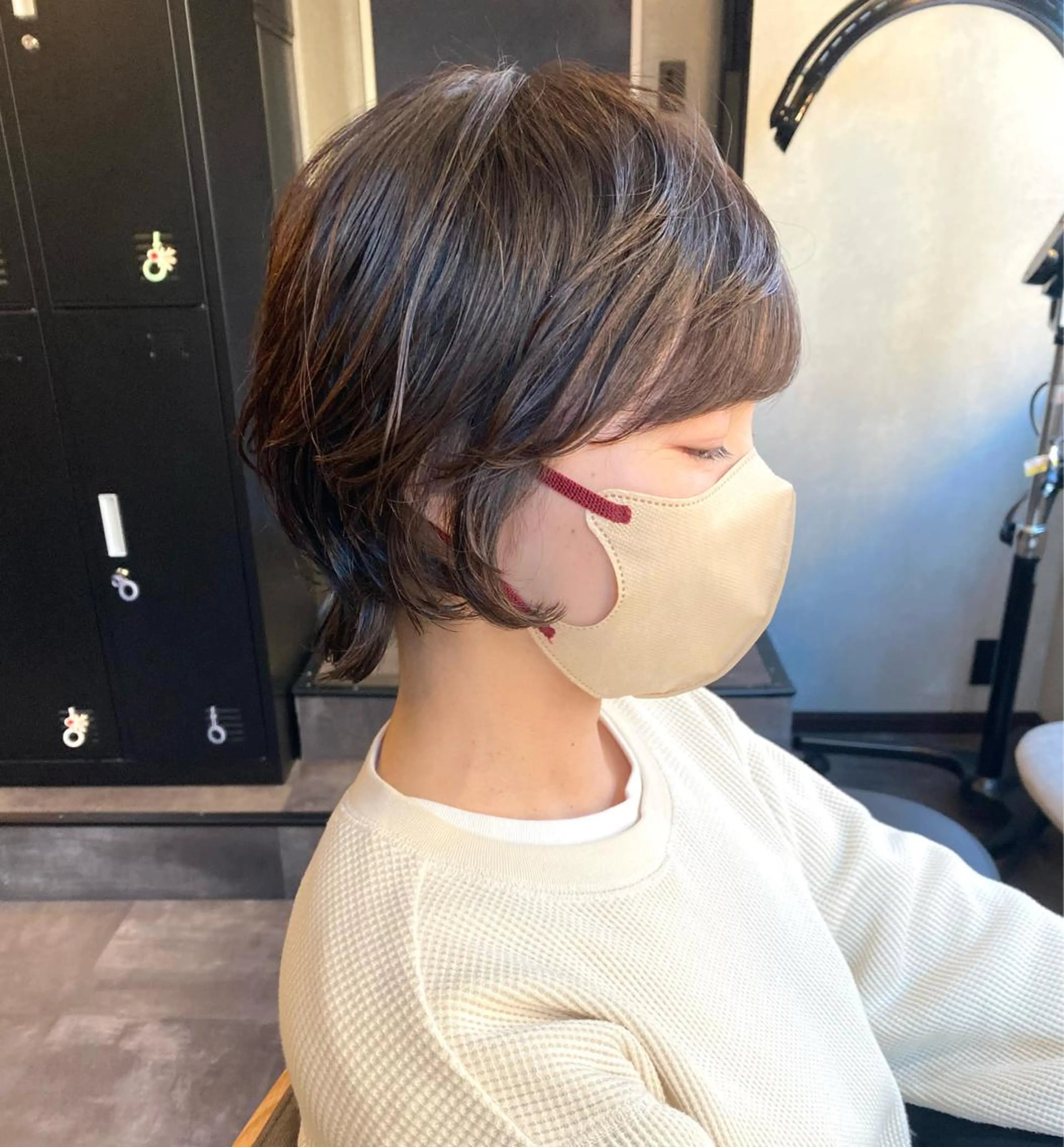 ショート パーマ カット パーマ トリートメント nely所属・kouyo パーマ/ウルフカットのヘアスタイル