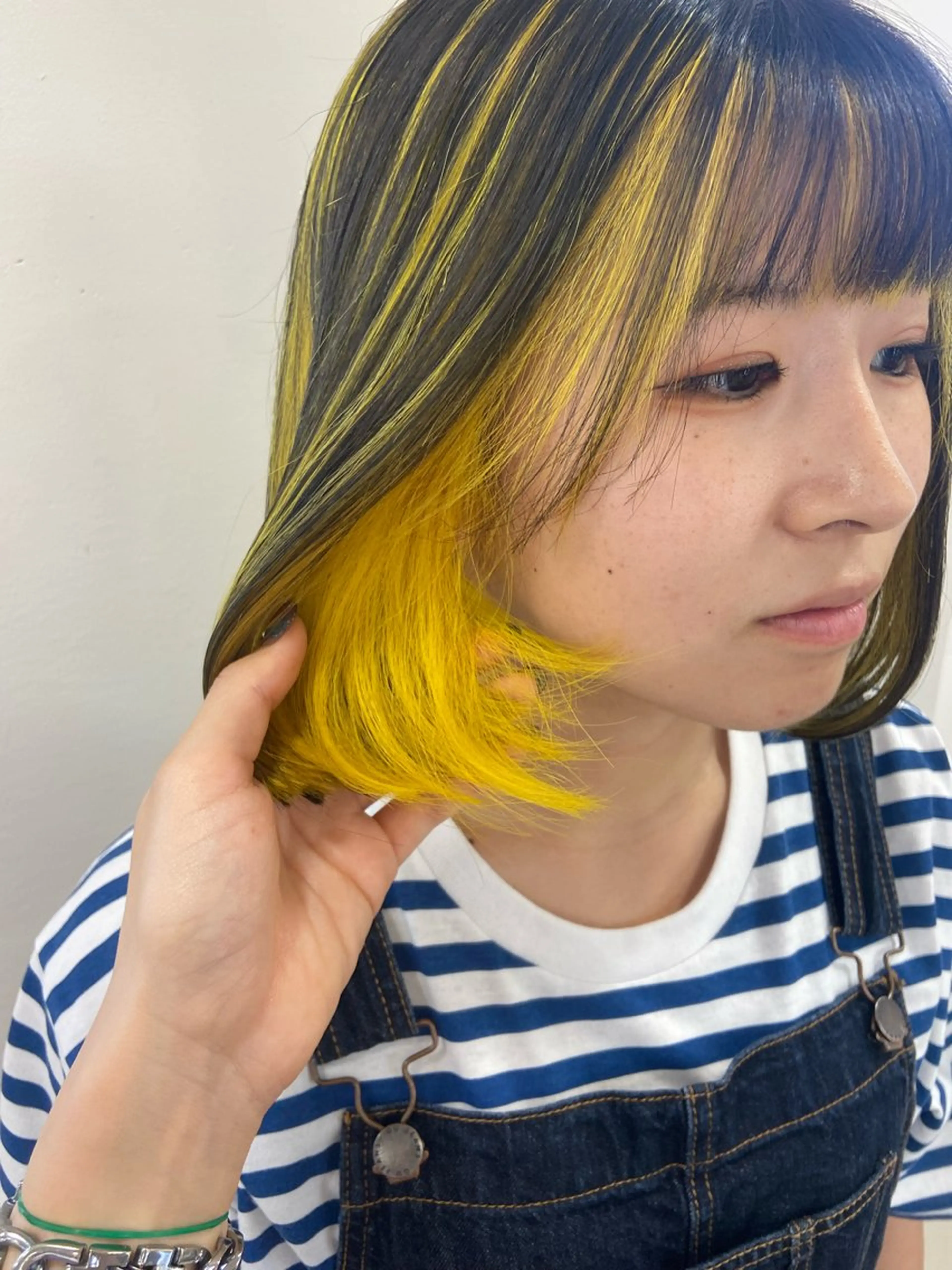 ミディアム カラー カット ヘアカラー トリートメント ブリーチ/ツヤカラー /SARA 金山のヘアスタイル