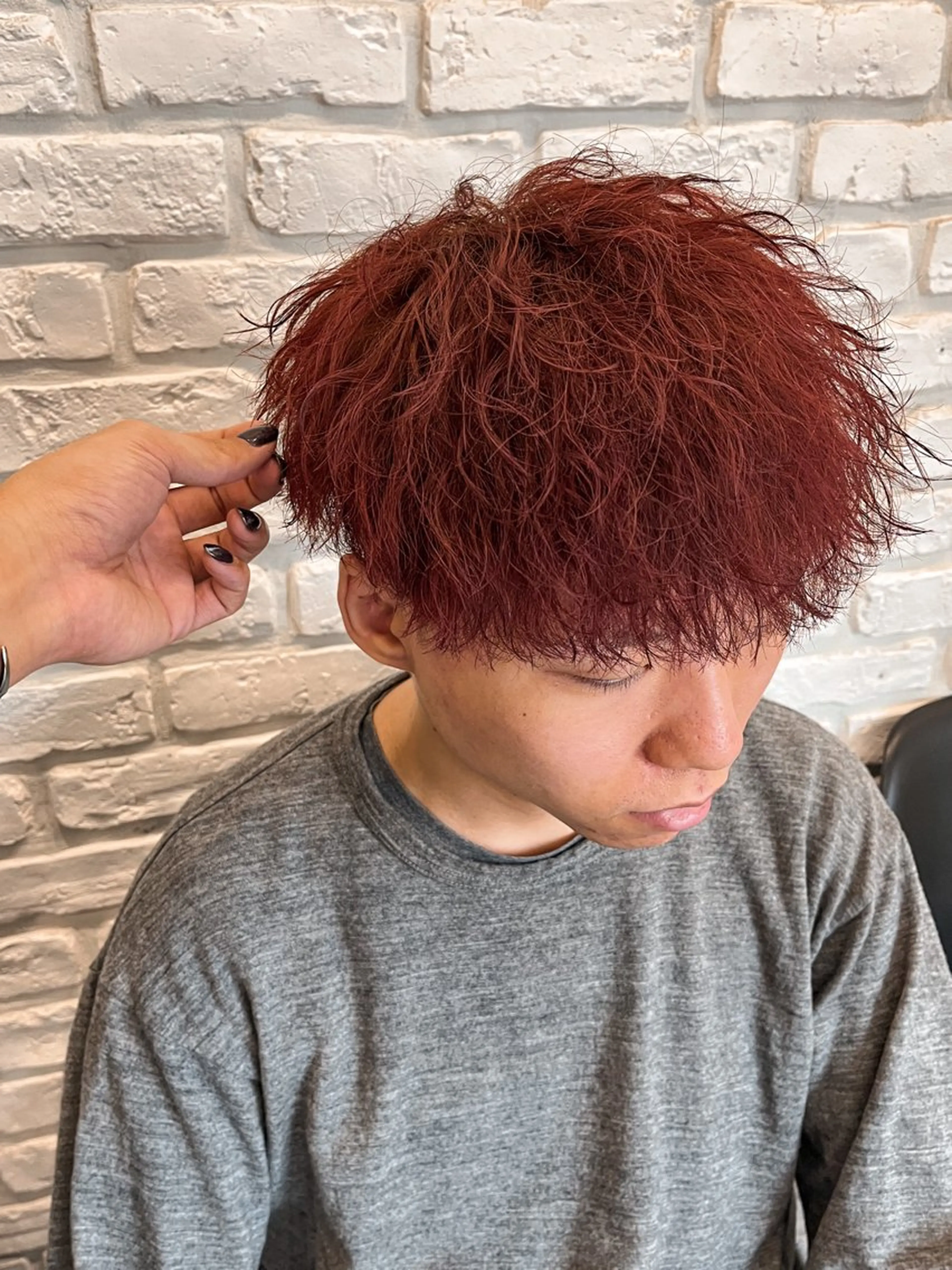 カラー メンズ メンズブリーチ ブリーチ ヘアカラー BTECHbyZen所属・ハイトーン特化 美容師[福永一世]のヘアスタイル