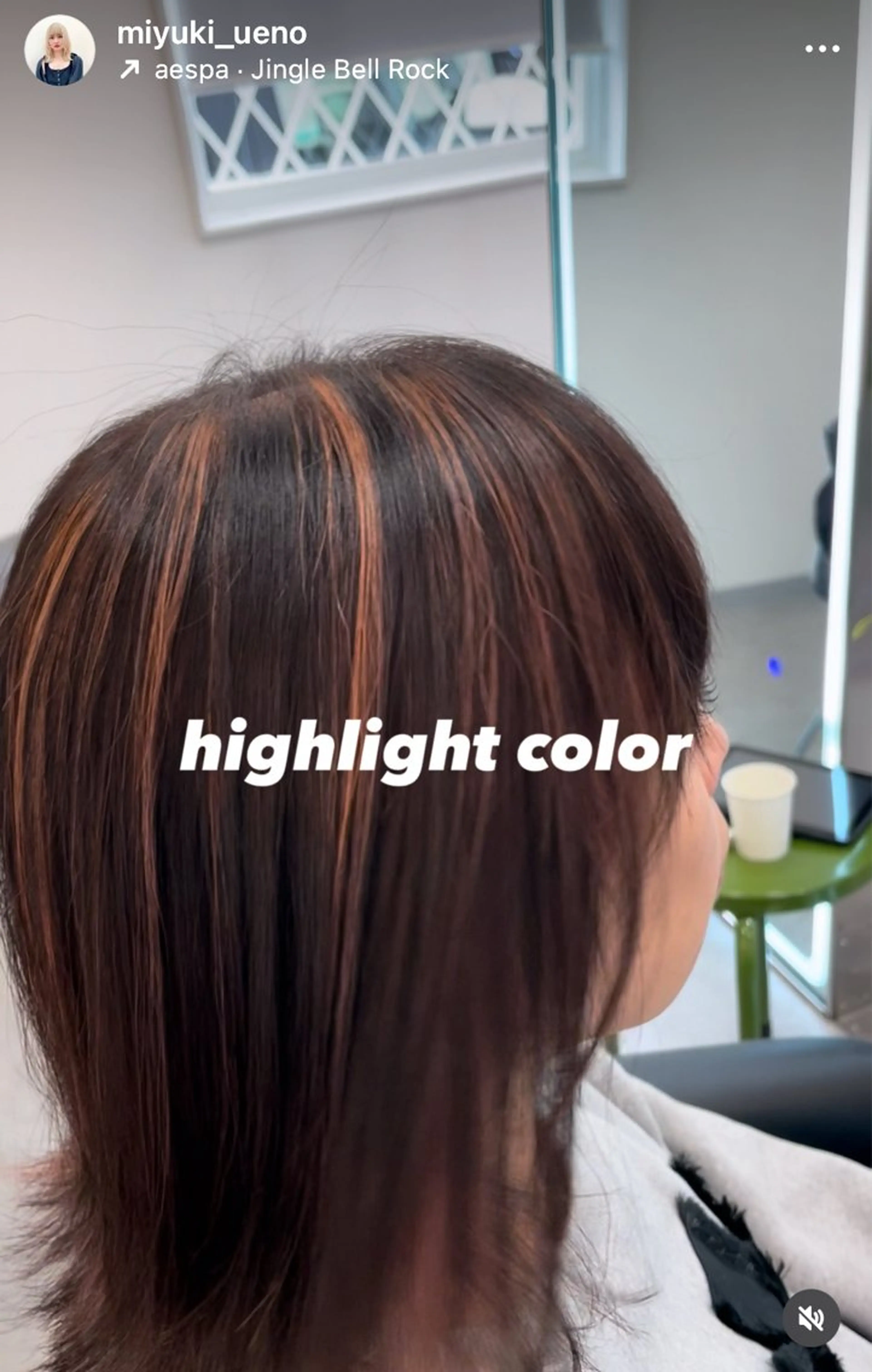 ミディアム カラー ハイライトカラー ハイライト ARARE HAIR みゆきのヘアスタイル